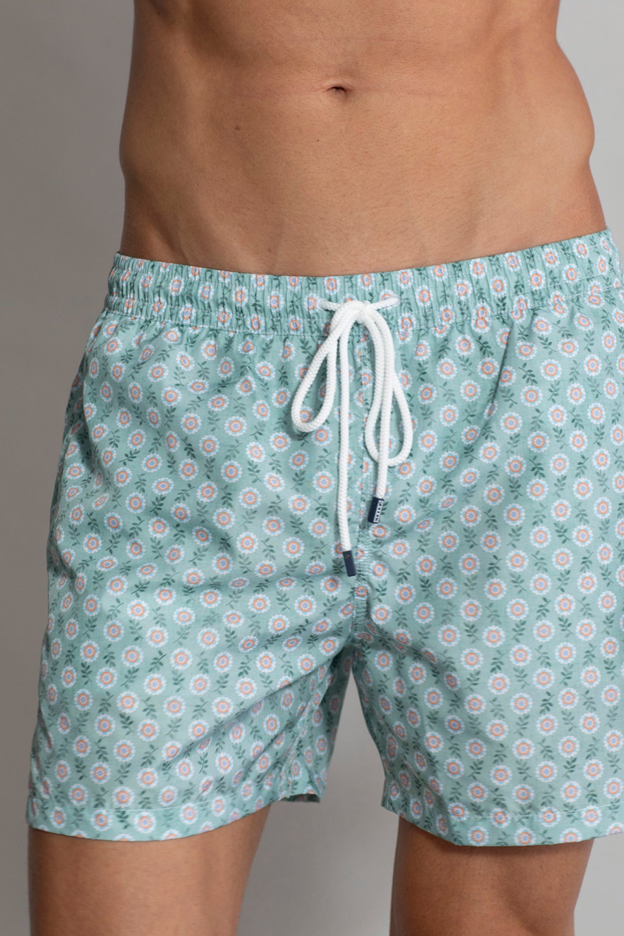 Madeira - the sustainable swim trunk - flor pattern