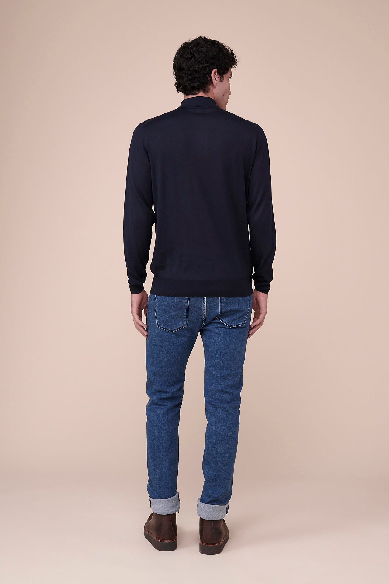Sportman polo cashmere e seta nei colori iconici - BLUNOTTE