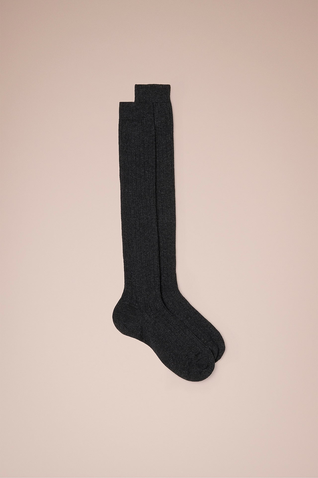 Cashmere Knit Socks - MIDNIGHTBLUE