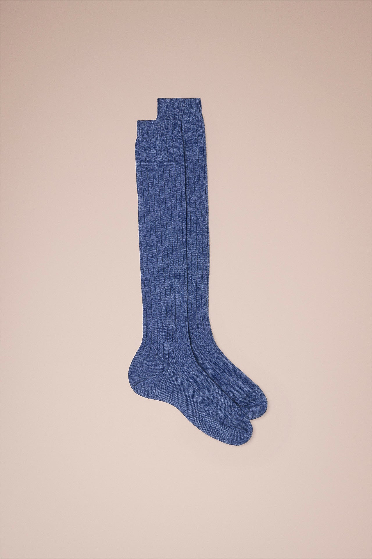 Cashmere Knit Socks - MIDNIGHTBLUE