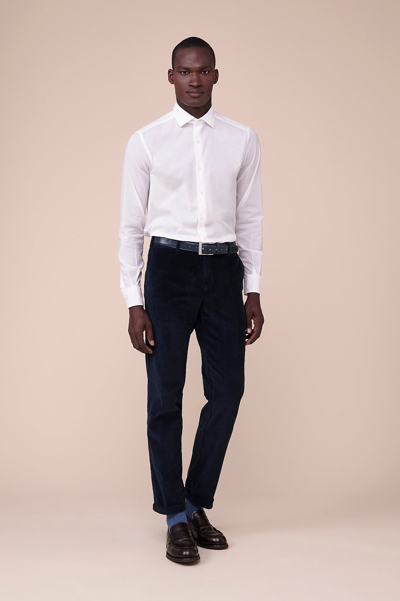 Ninety Cotton Voile Shirt in iconic colors - WHITE