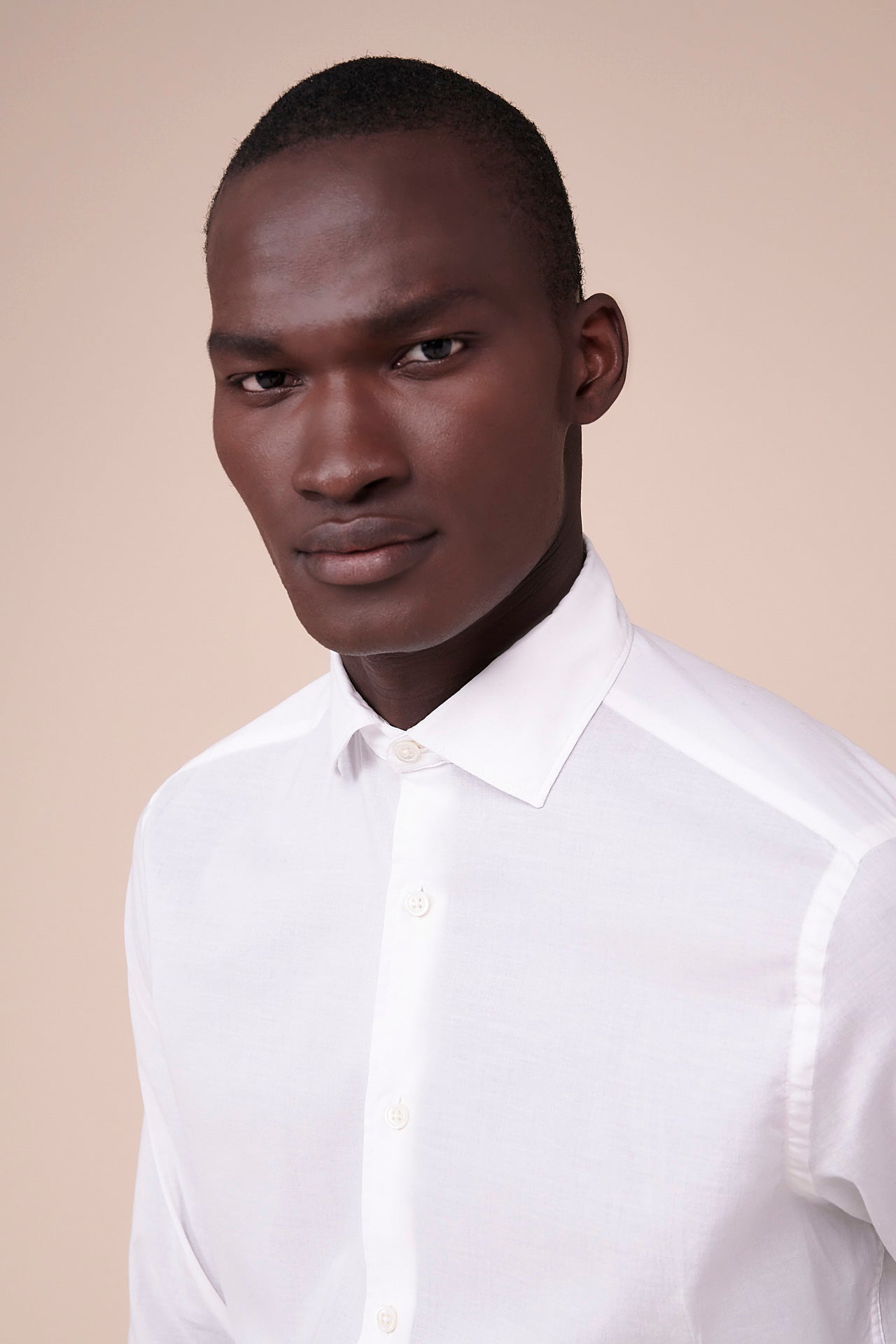 Ninety Cotton Voile Shirt in iconic colors - WHITE