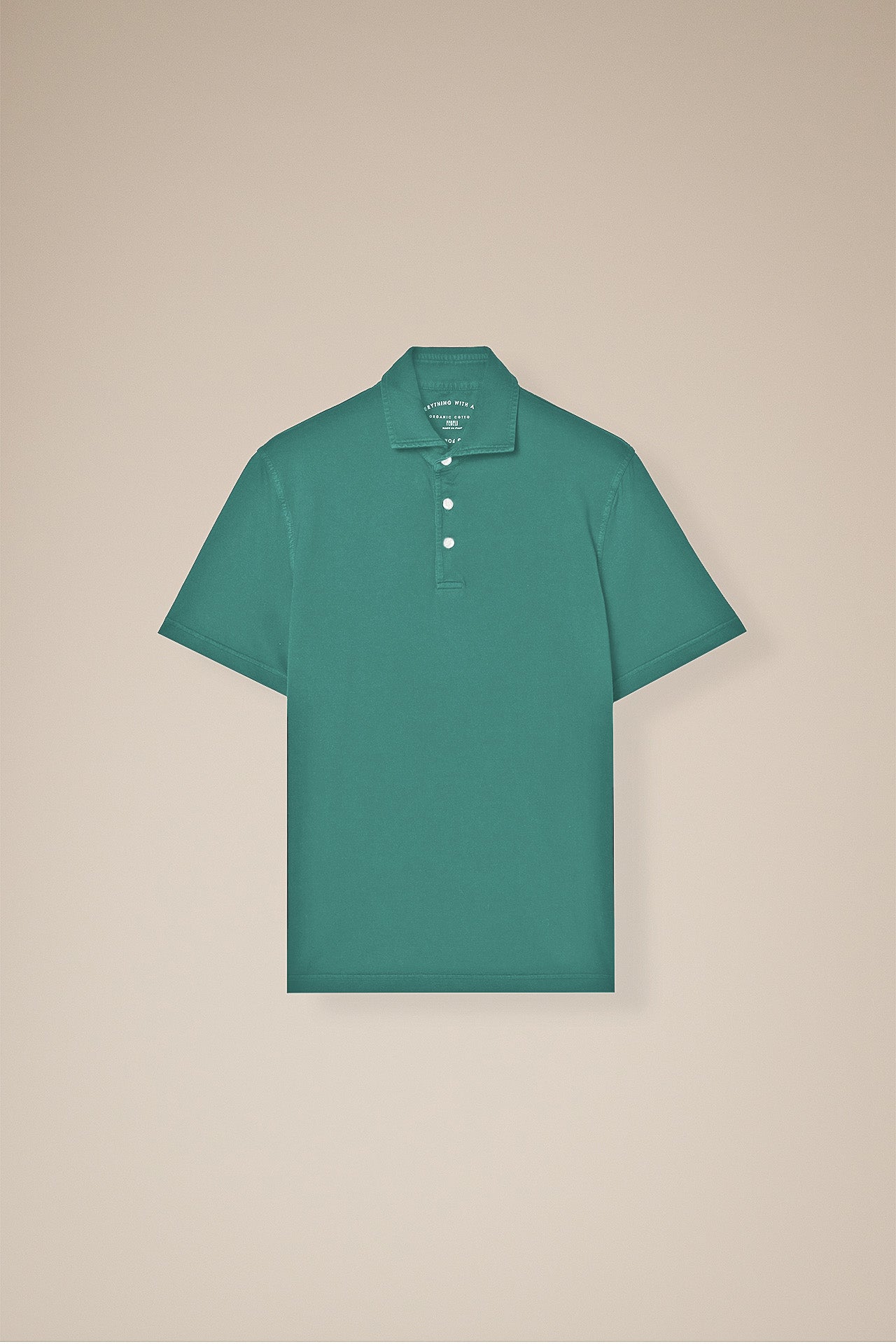 Zero Organic Cotton Short Sleeve Polo - GREEN