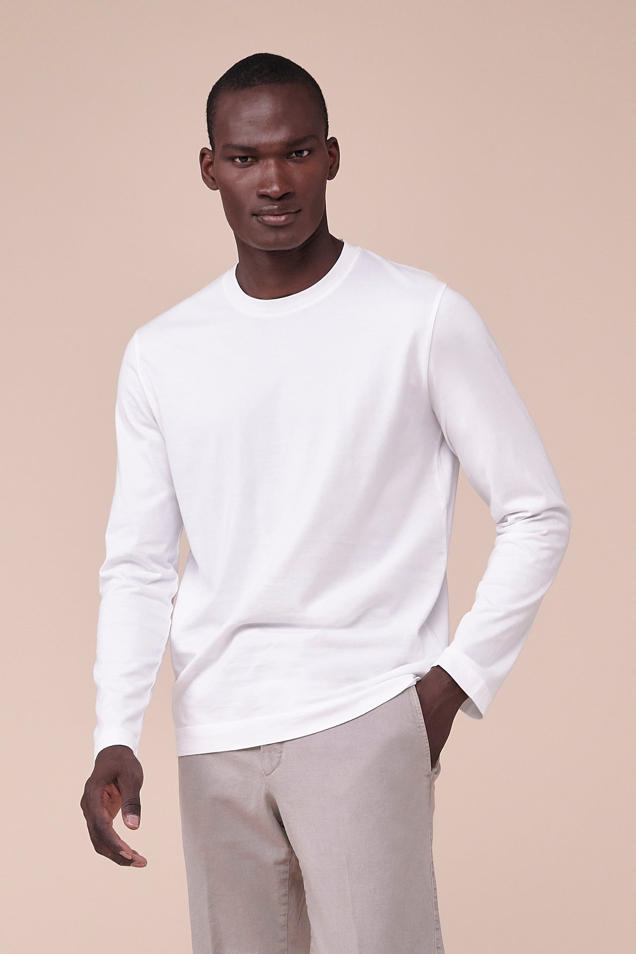 Extreme Organic Cotton Long Sleeve T-shirt in iconic colors - WHITE