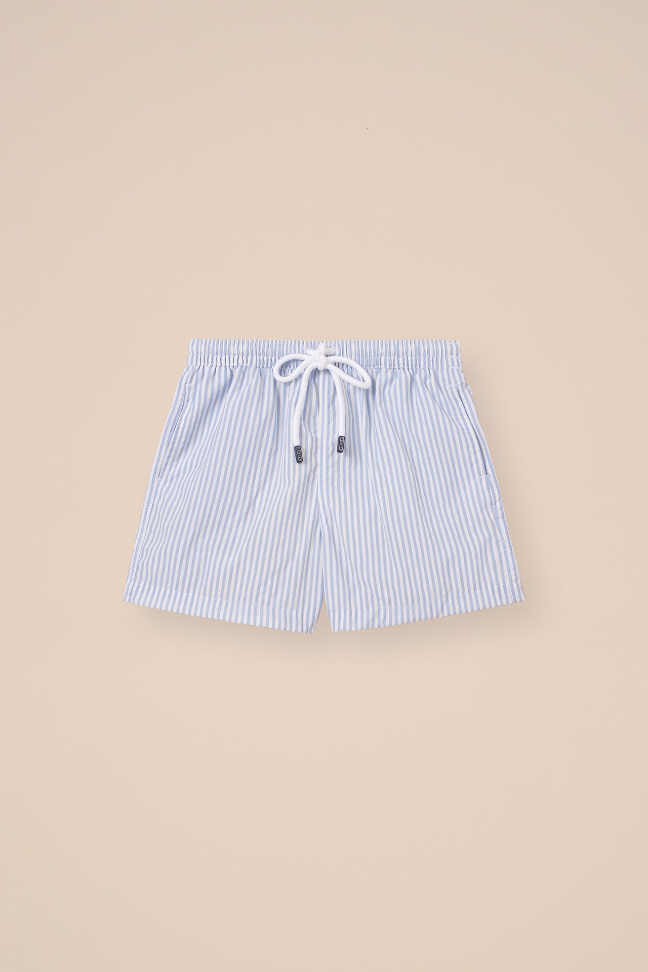 Madeira Kid Sakar Swim Trunk 6-8 yrs - Striped Pattern - CORNFLOWERBLUE