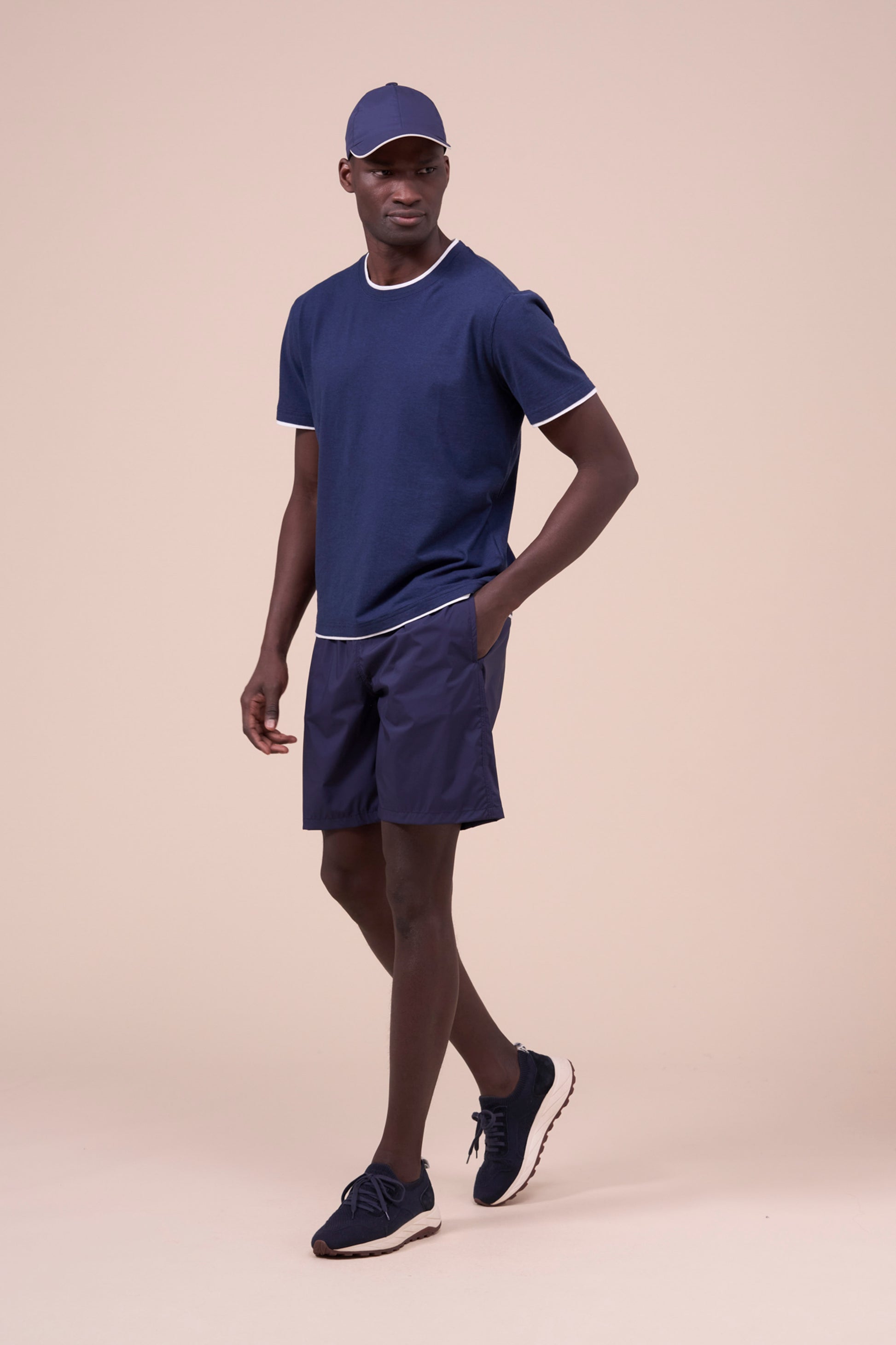 Positano - The Iconic Swim Trunk - Solid Colors - MIDNIGHTBLUE