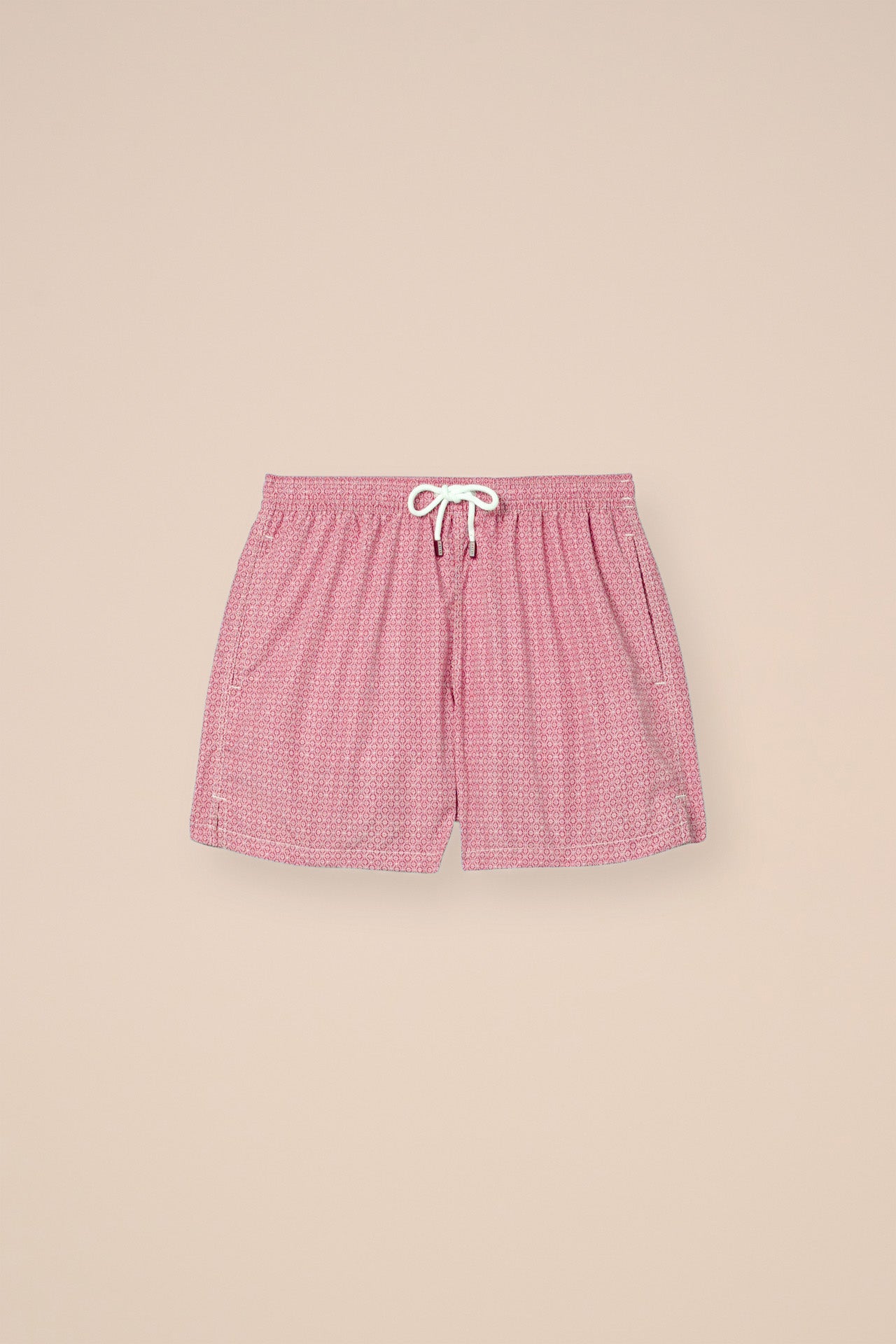 Madeira - The Sustainable Swim Trunk - Geometric Pattern - MEDIUMBLUE