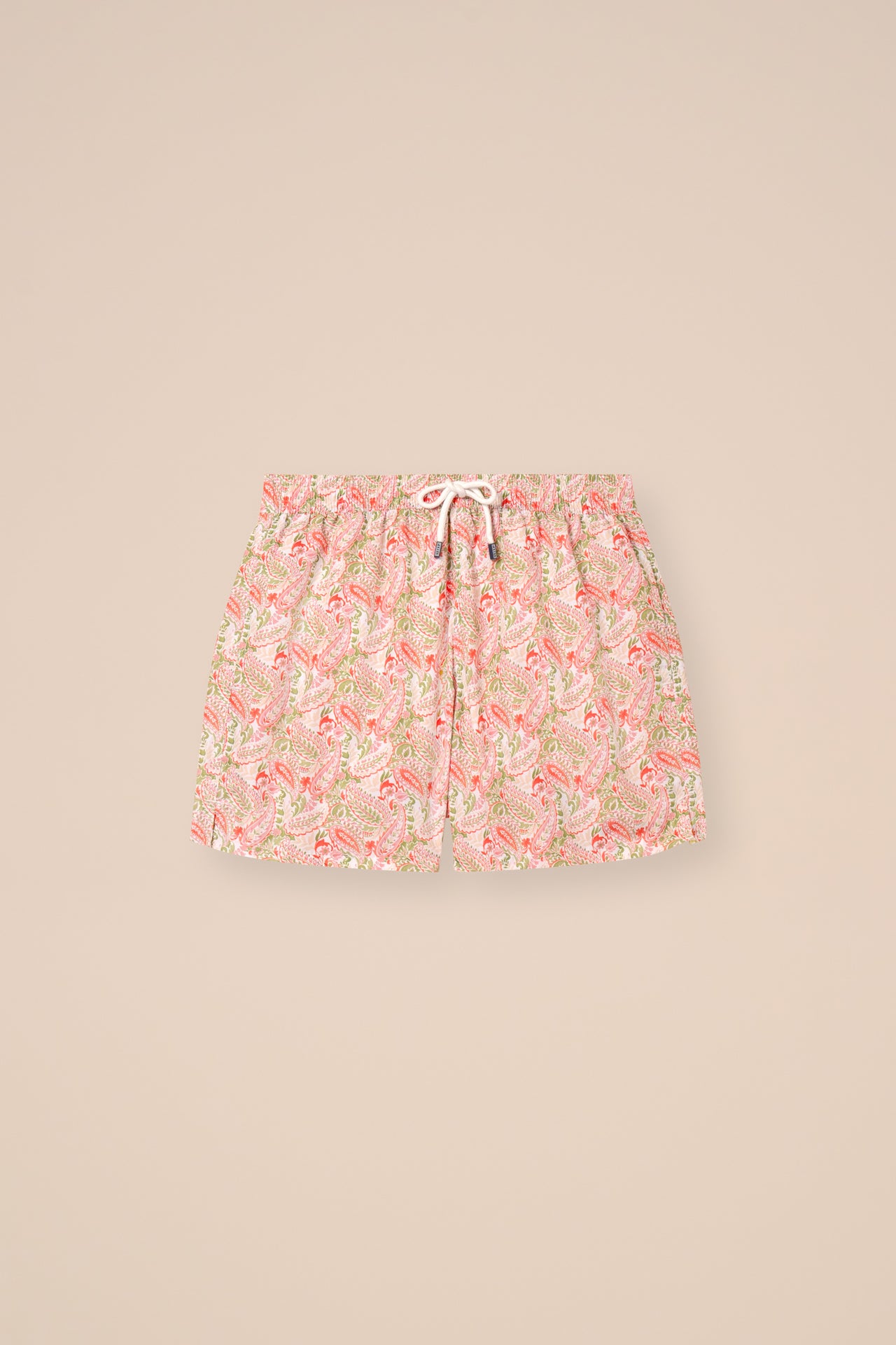 Madeira - The Sustainable Swim Trunk - Rainforest Foliage Pattern - PINK