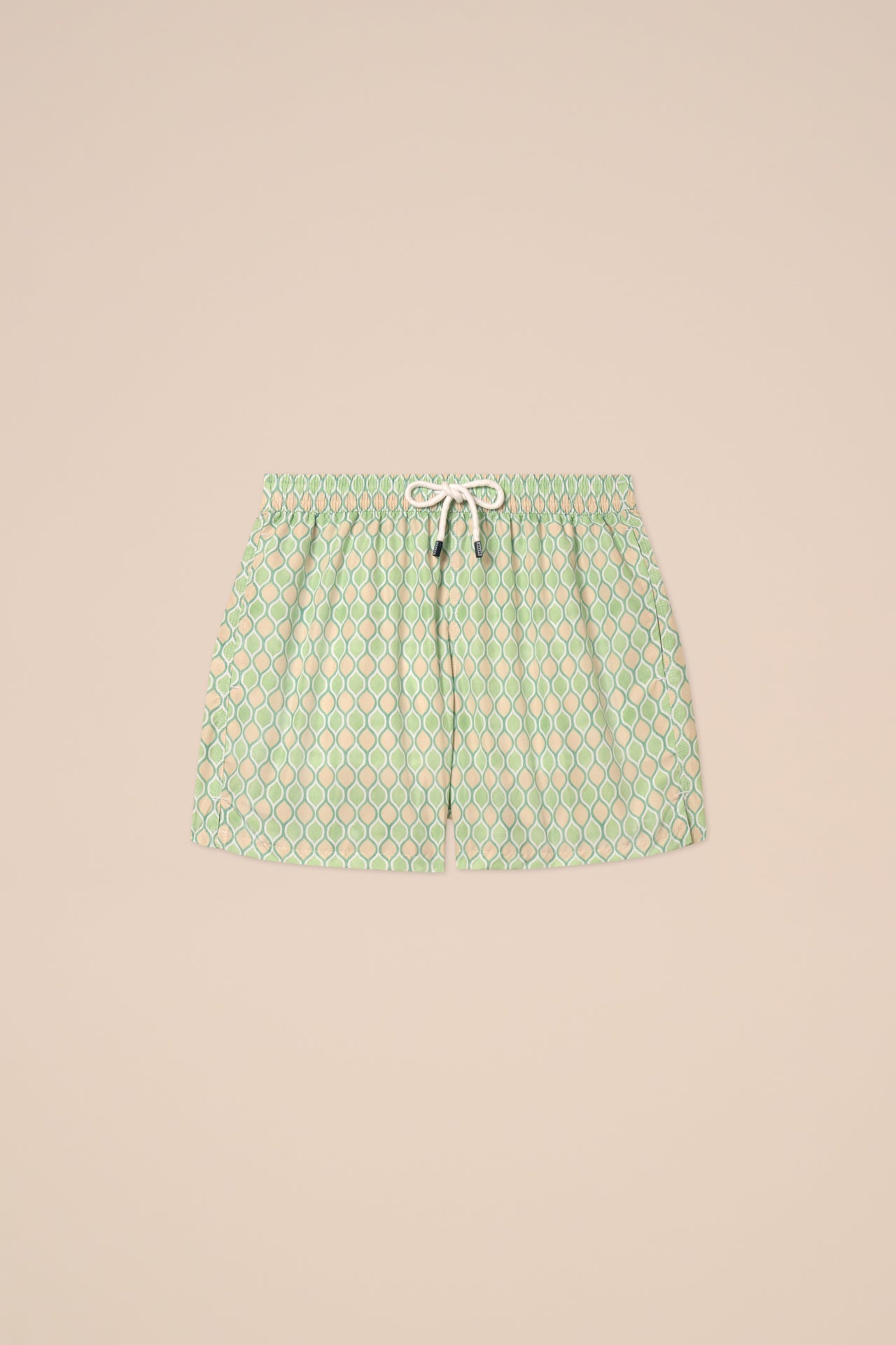 Madeira - The Sustainable Swim Trunk - Oval Pattern - DARKCYAN