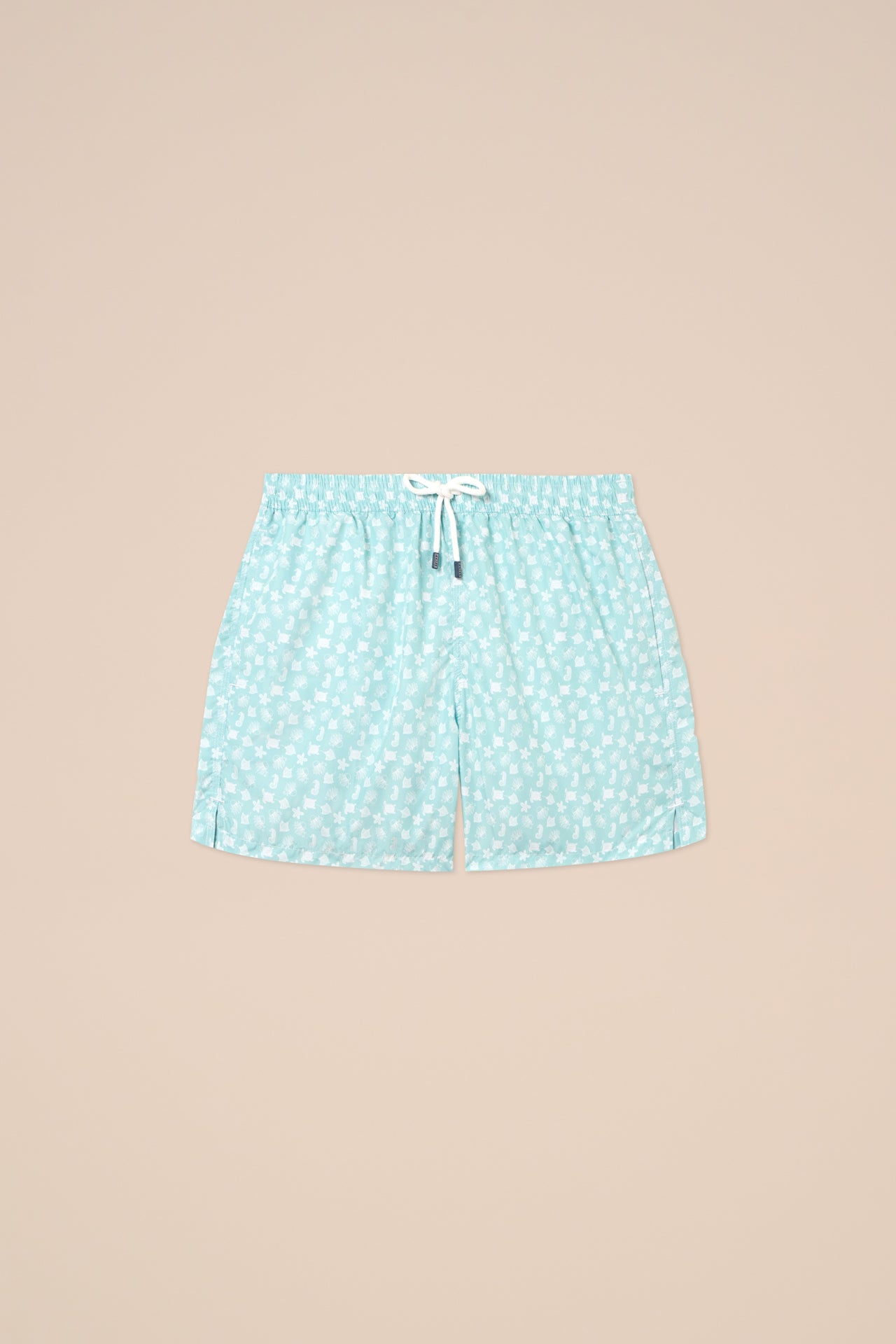 Madeira - The Sustainable Swim Trunk - Marine Animals Pattern - MIDNIGHTBLUE