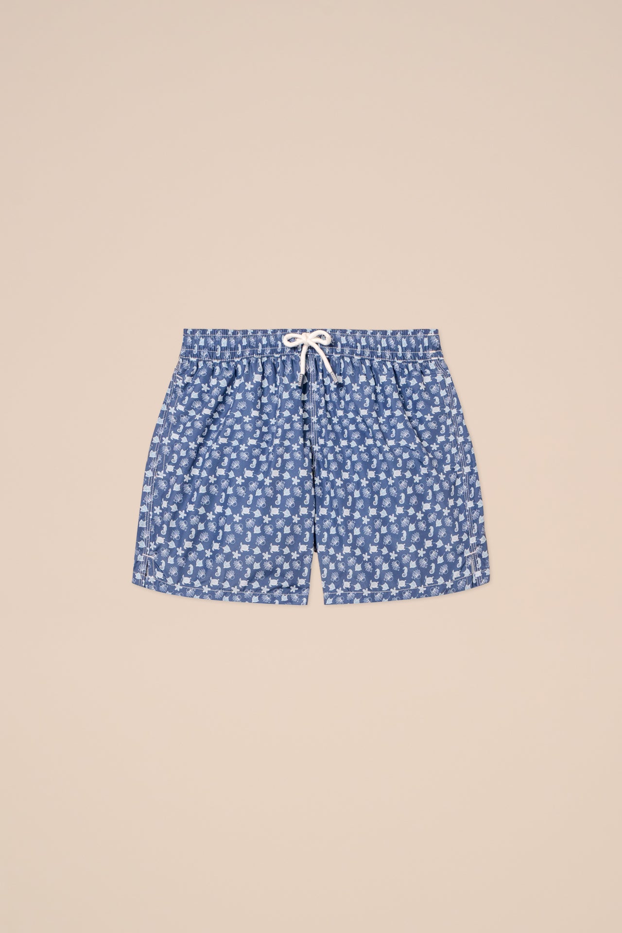 Madeira - The Sustainable Swim Trunk - Marine Animals Pattern - MIDNIGHTBLUE