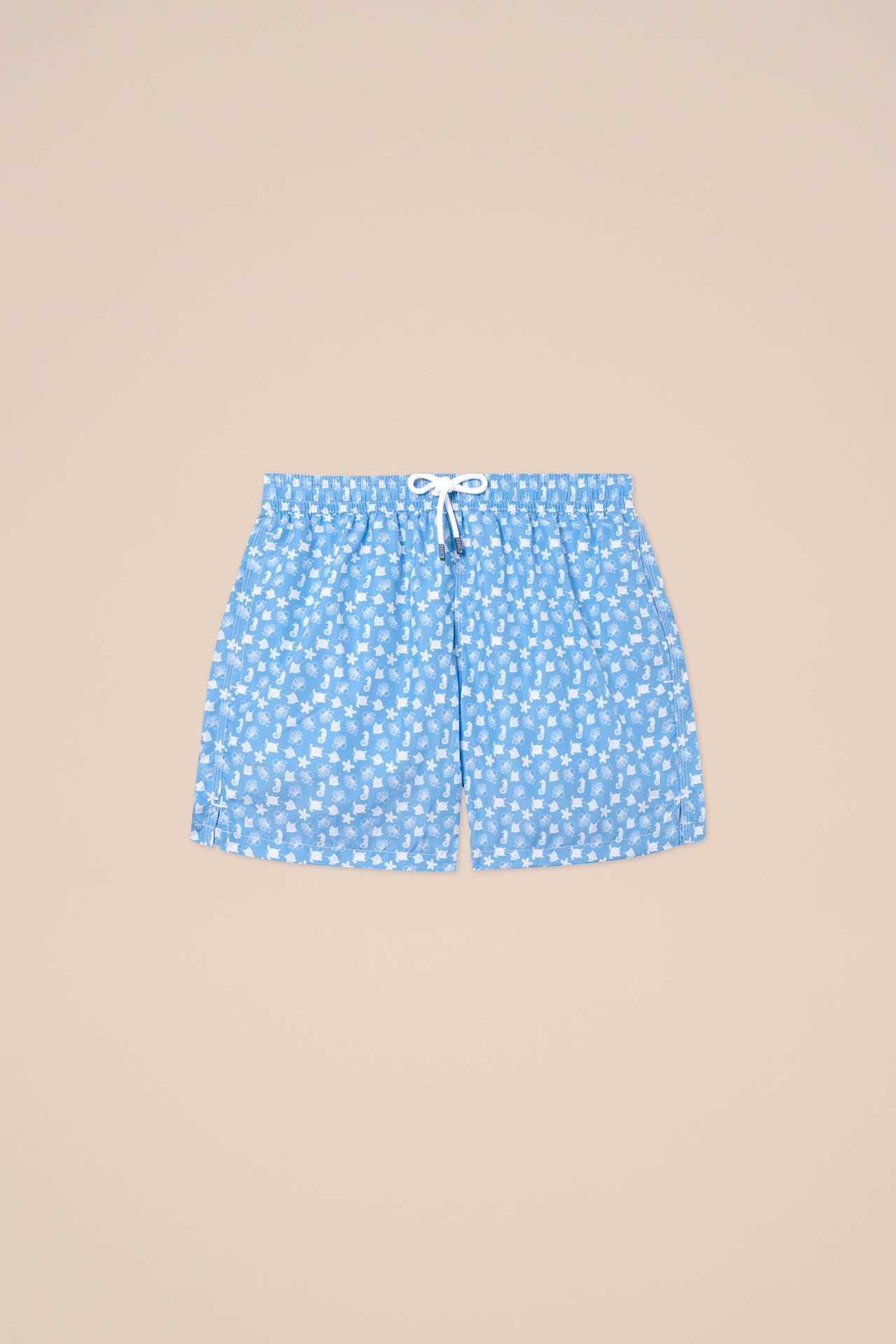 Madeira - The Sustainable Swim Trunk - Marine Animals Pattern - MIDNIGHTBLUE