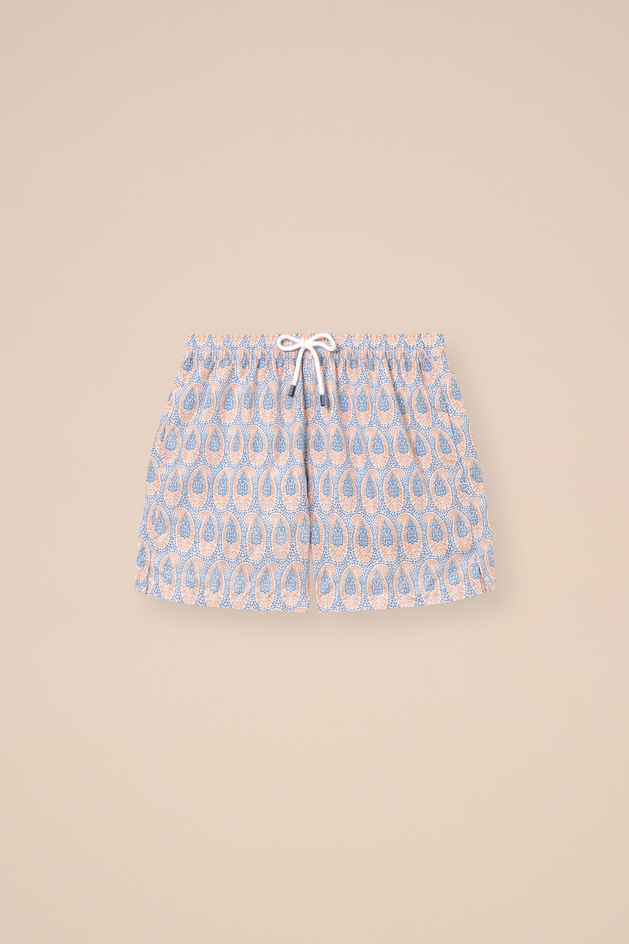 Madeira - The Sustainable Swim Trunk - Paisley Pattern - MEDIUMBLUE