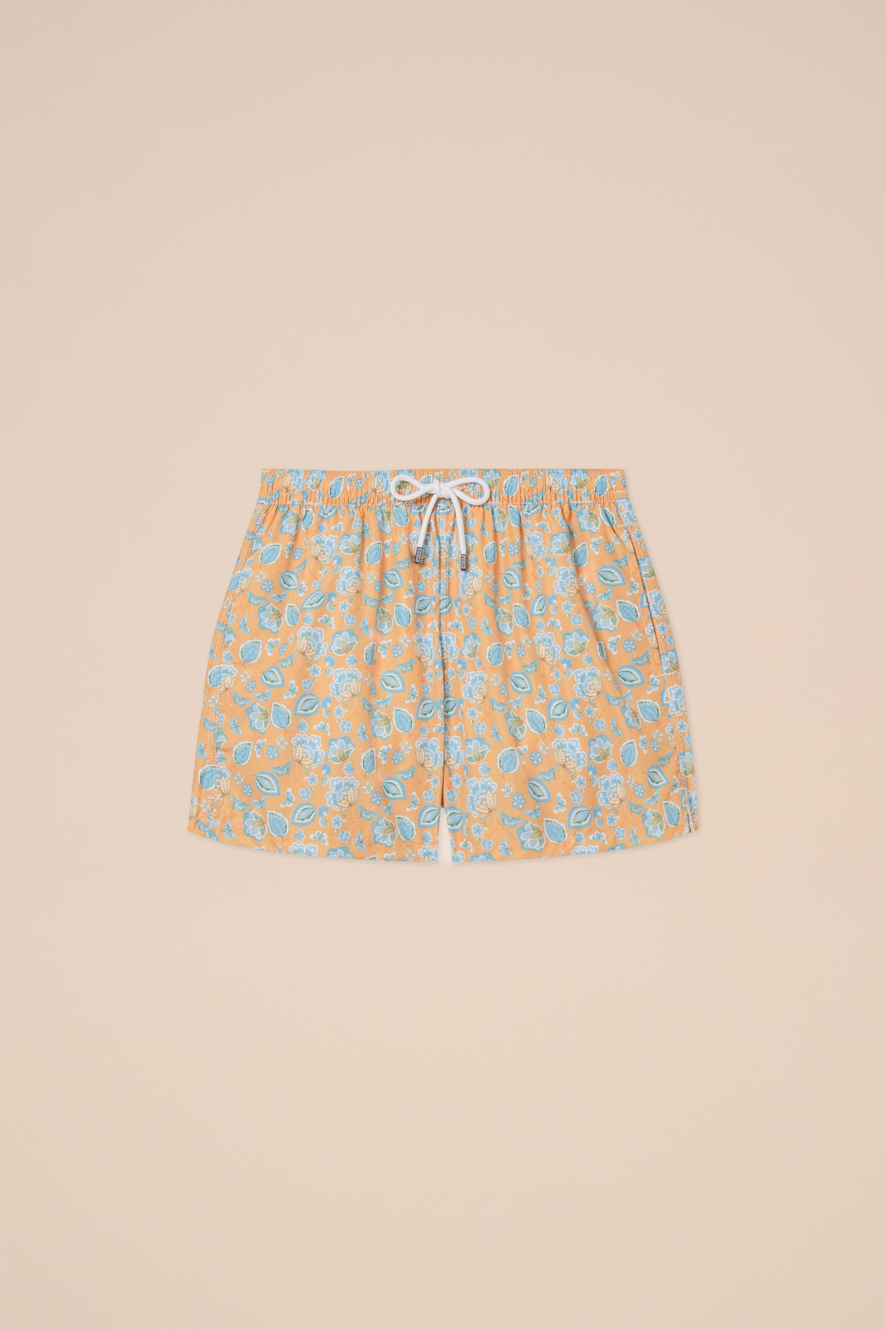 Madeira - The Sustainable Swim Trunk - Leaf Pattern - CORNFLOWERBLUE