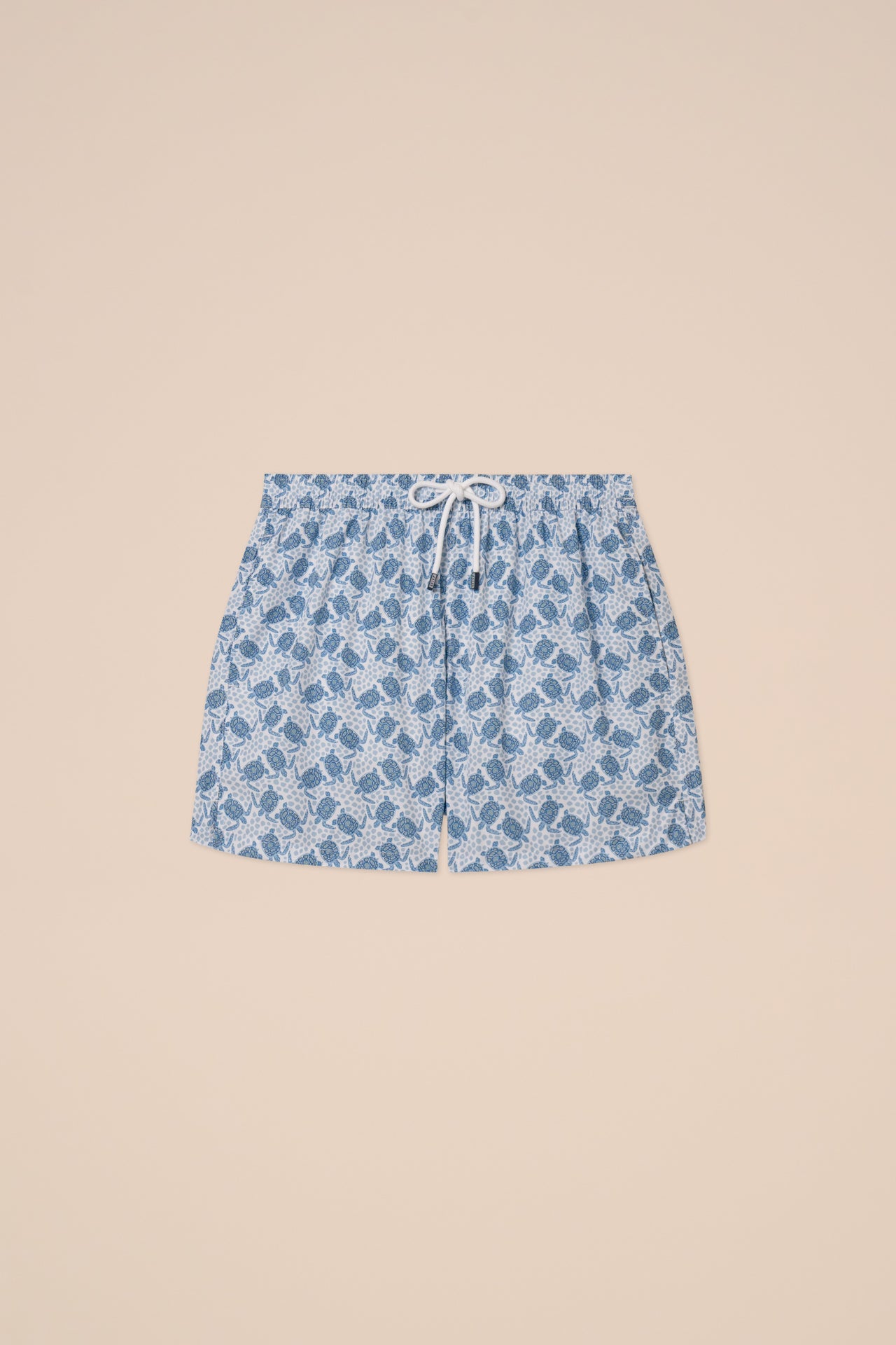 Madeira - The Sustainable Swim Trunk - Turtles Pattern - DARKRED