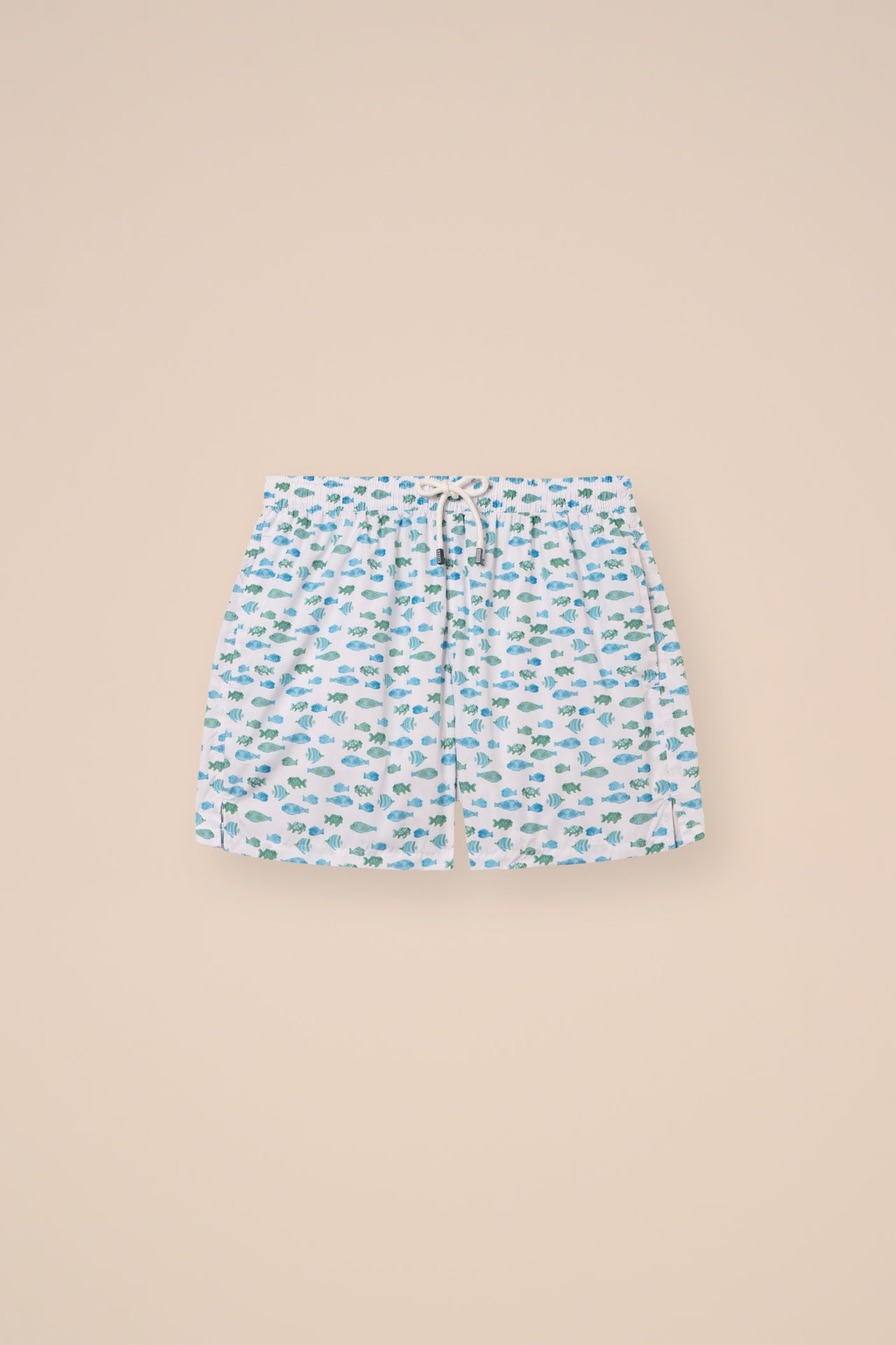 Madeira - The Sustainable Swim Trunk - Fishes Pattern - GREEN