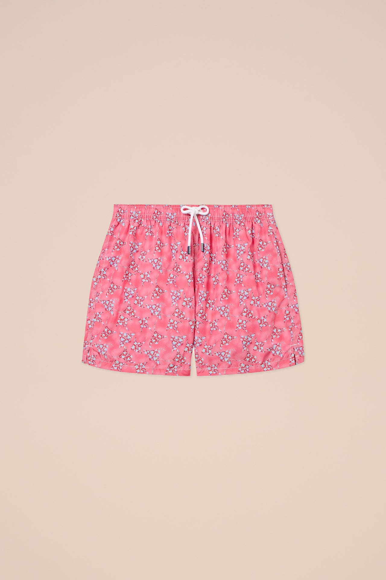 Madeira - The Sustainable Swim Trunk - Ray Pattern - LIGHTCORAL
