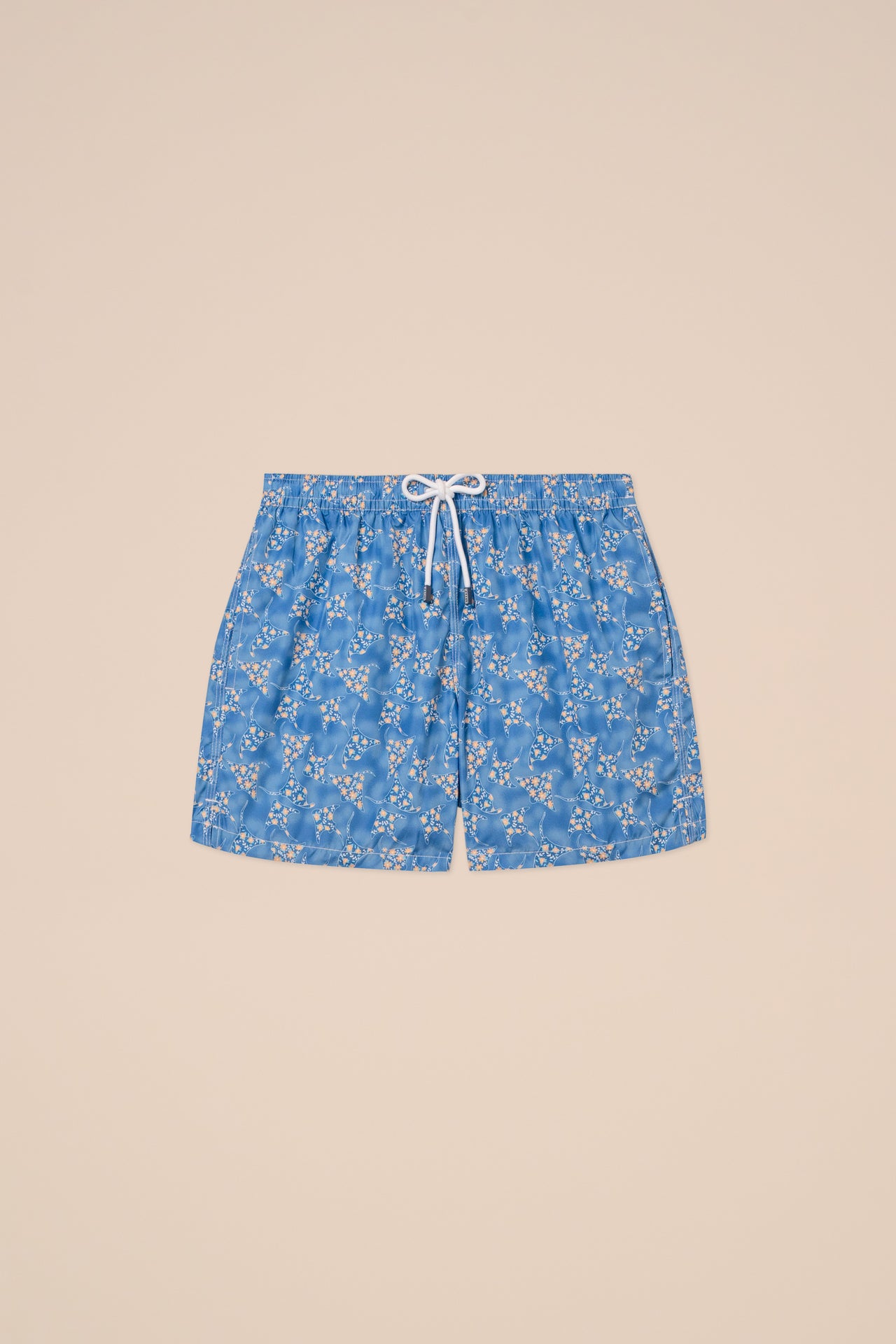 Madeira - The Sustainable Swim Trunk - Ray Pattern - LIGHTCORAL