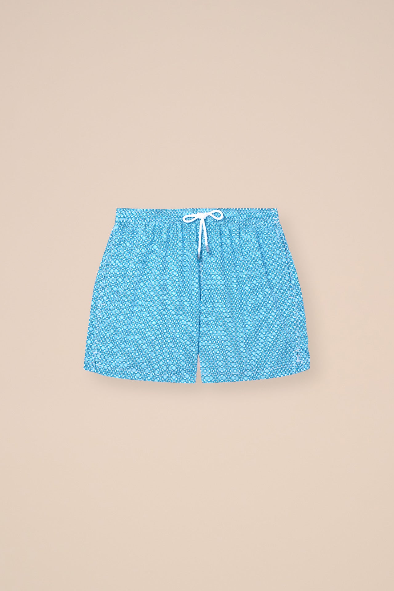 Madeira - The Sustainable Swim Trunk - Circles Pattern - MEDIUMBLUE