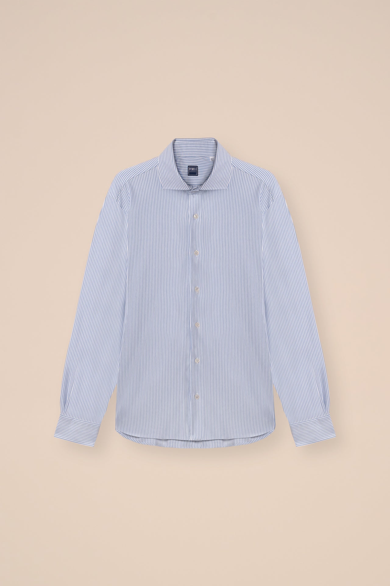 Giorgio Tecno Jersey Long Sleeve Striped Shirt
