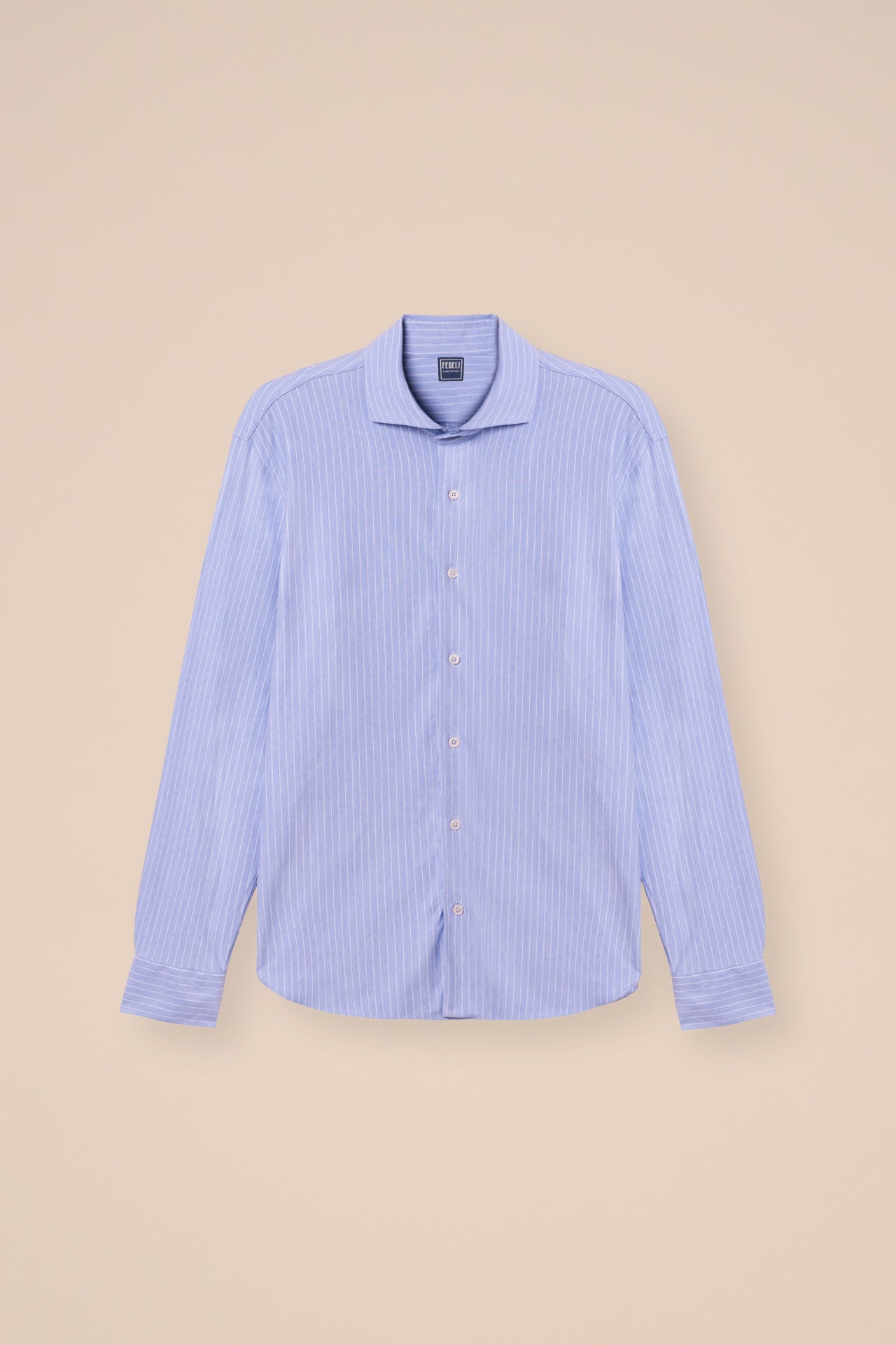 Giorgio Tecno Jersey Long Sleeve Striped Shirt