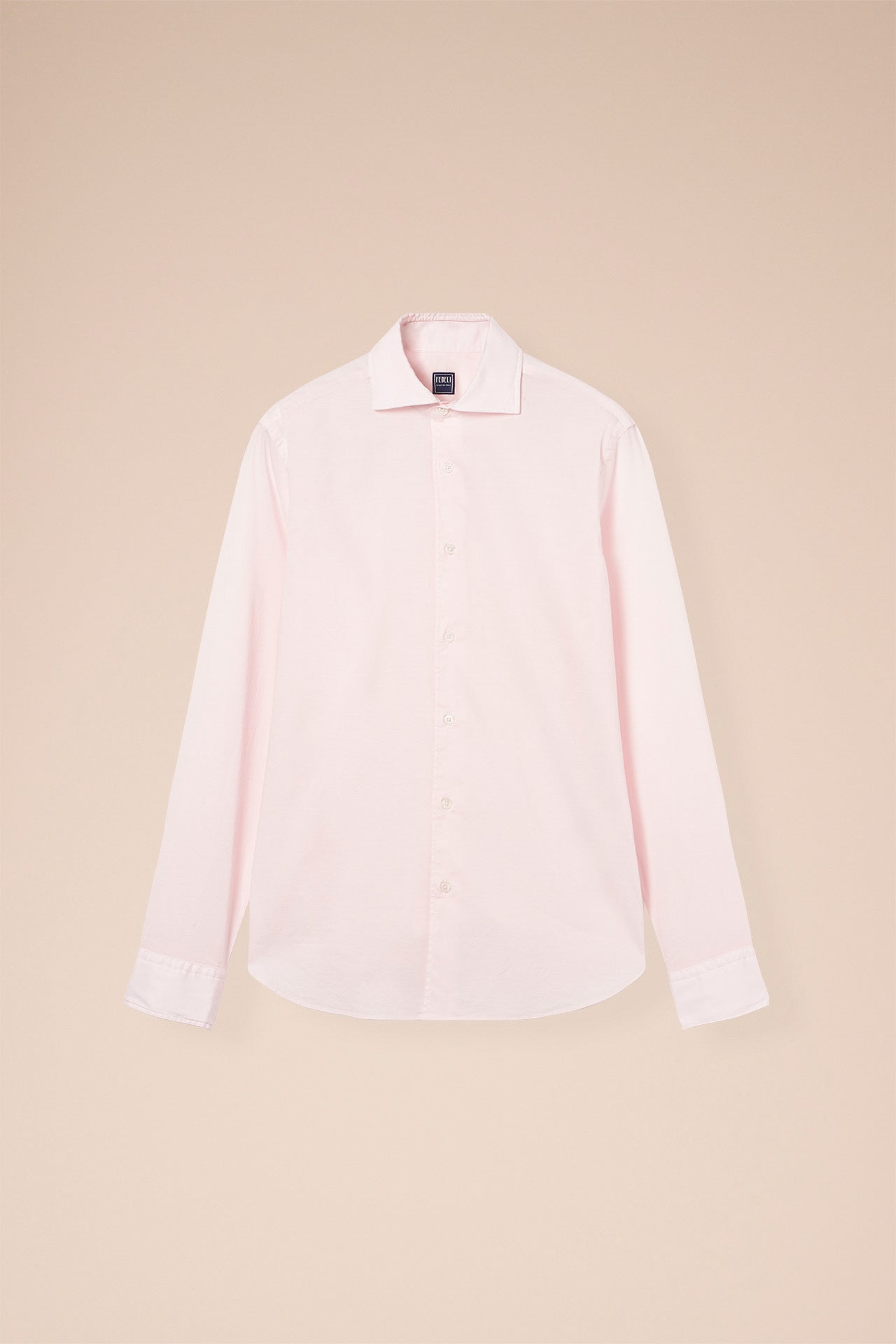 Sean Cotton Voile Long Sleeve Shirt - STEELBLUE