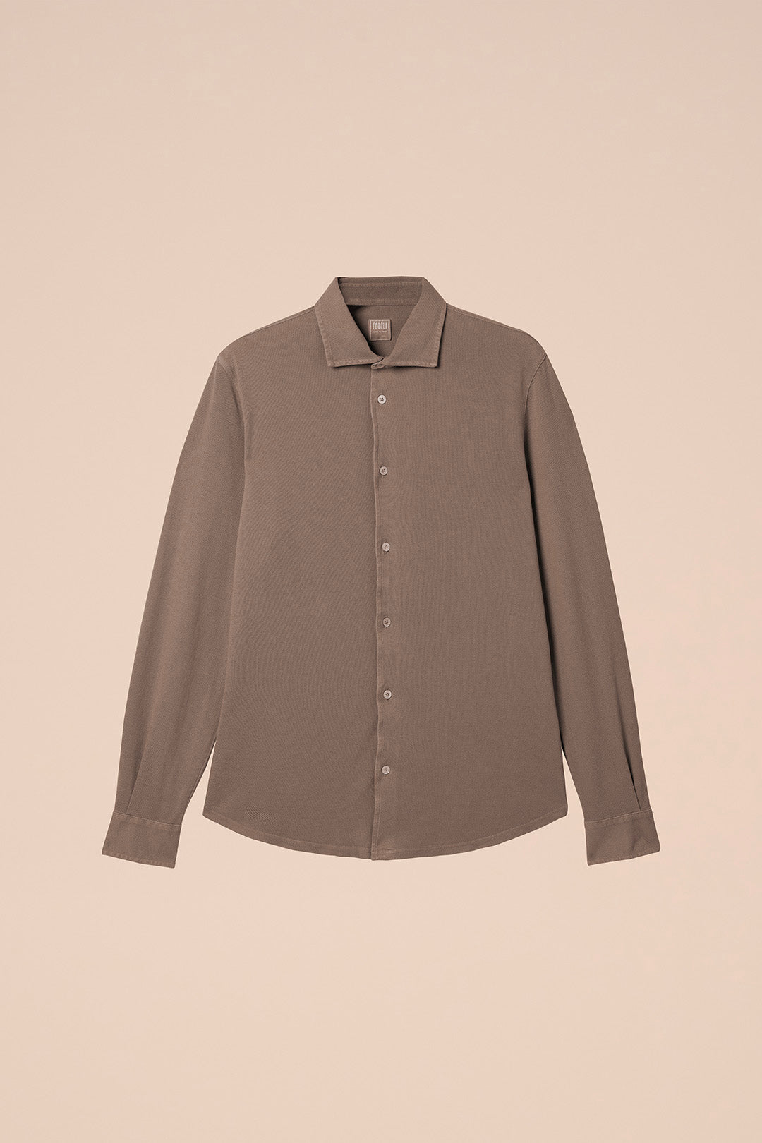 Steve Piquet Organic Cotton Shirt - LIGHTGREEN