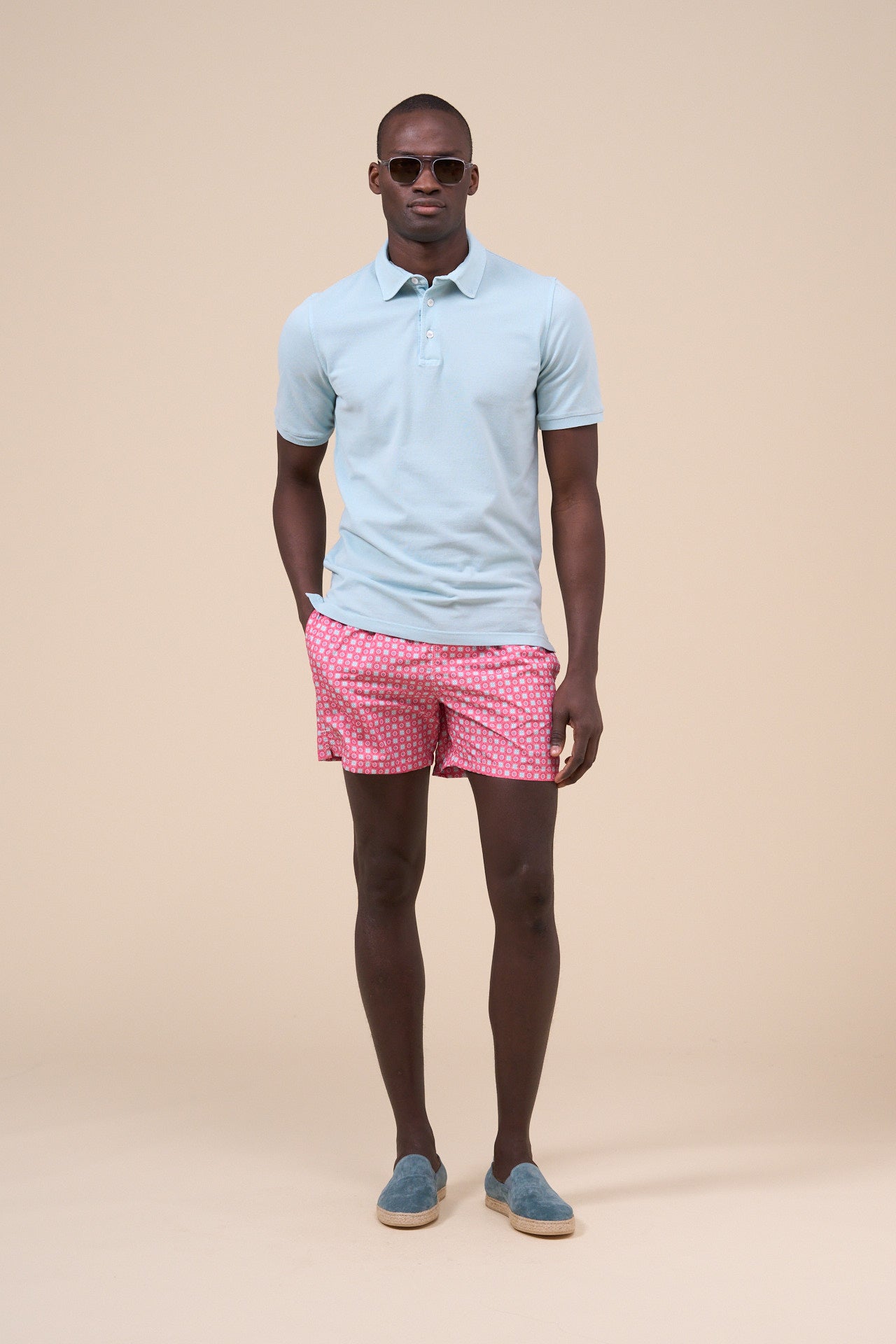 North Piquet Short Sleeve Polo - CORNFLOWERBLUE