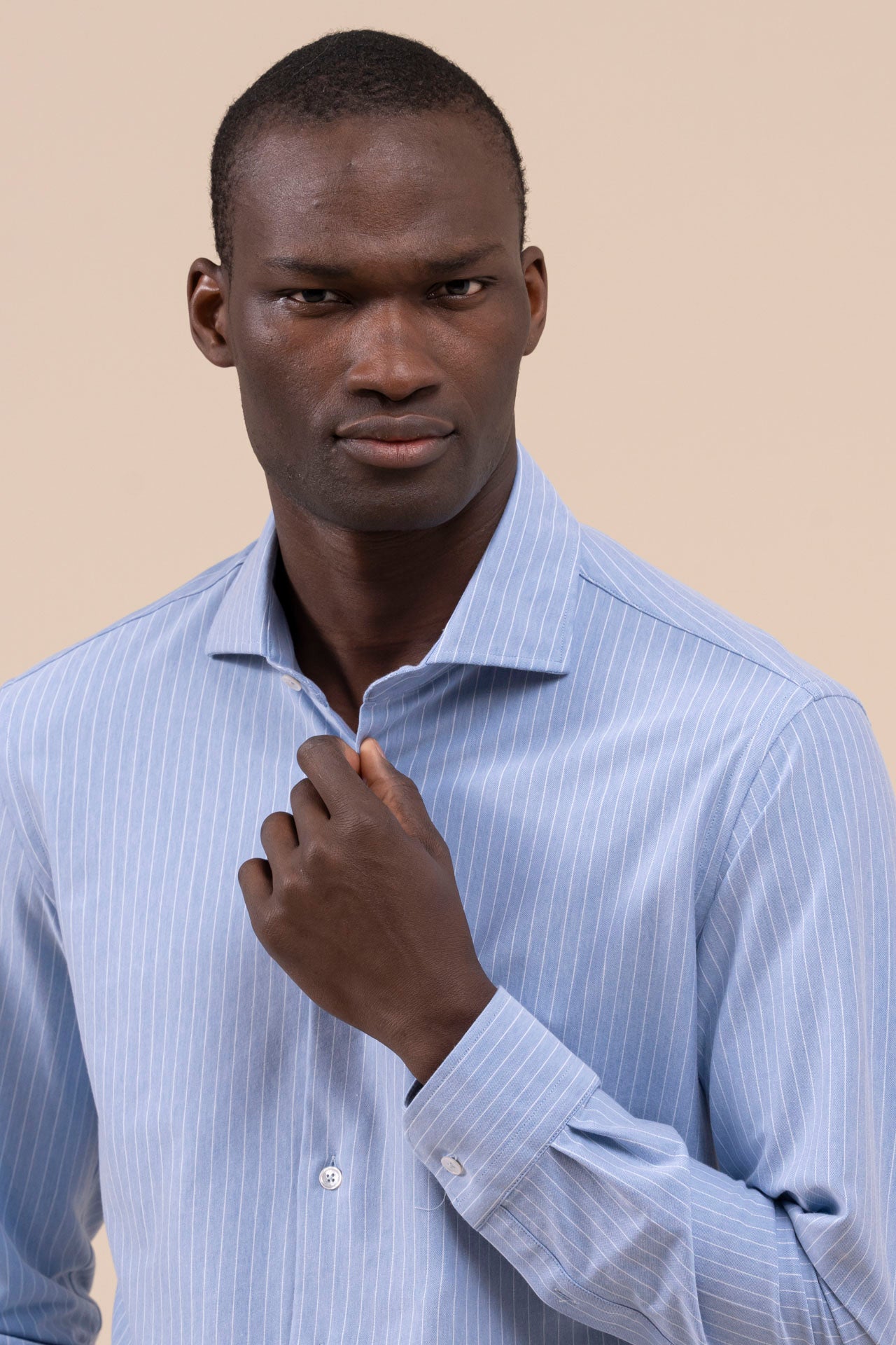 Giorgio Tecno Jersey Long Sleeve Striped Shirt