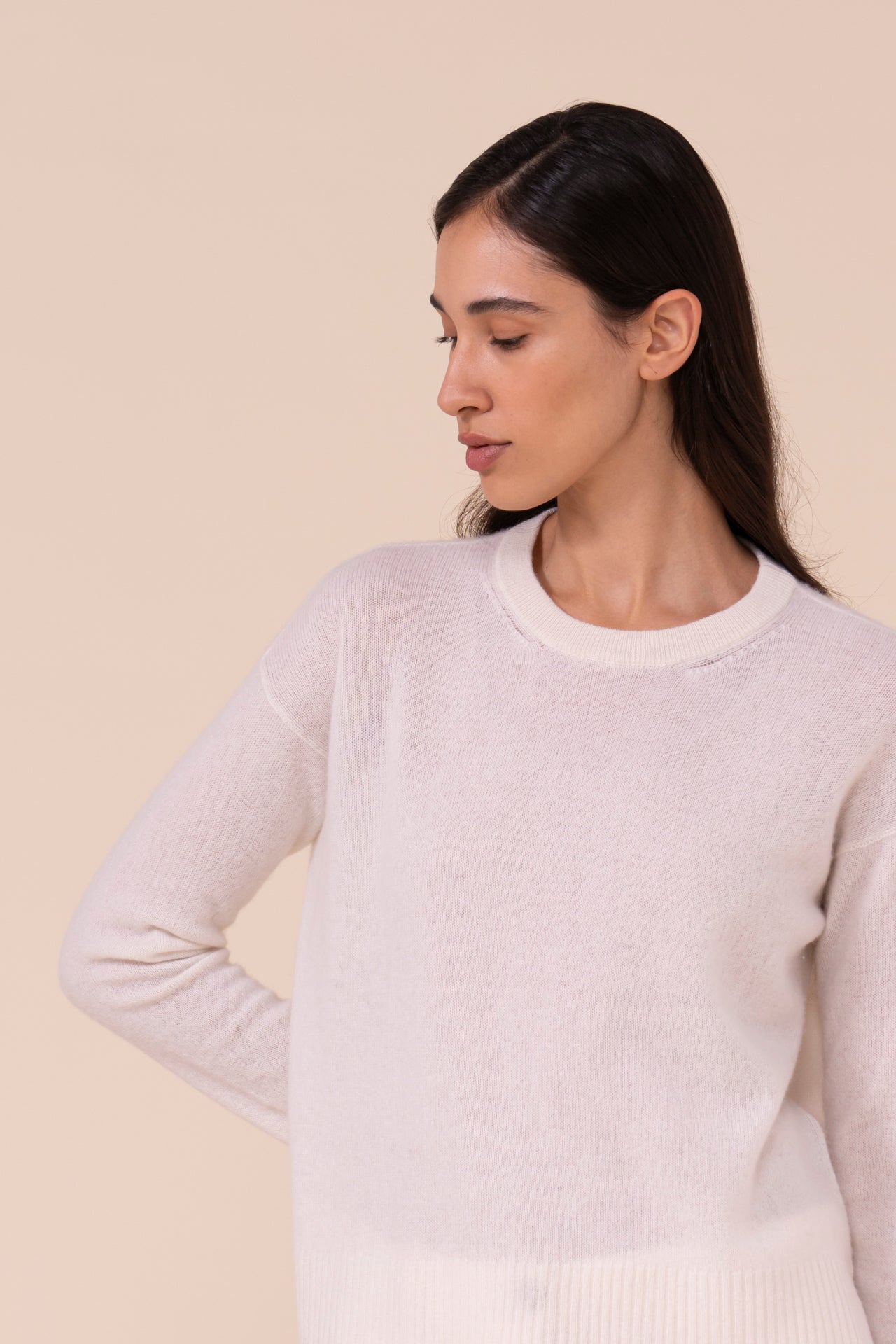 Argentina Niche Cashmere Persia Crewneck - ICE
