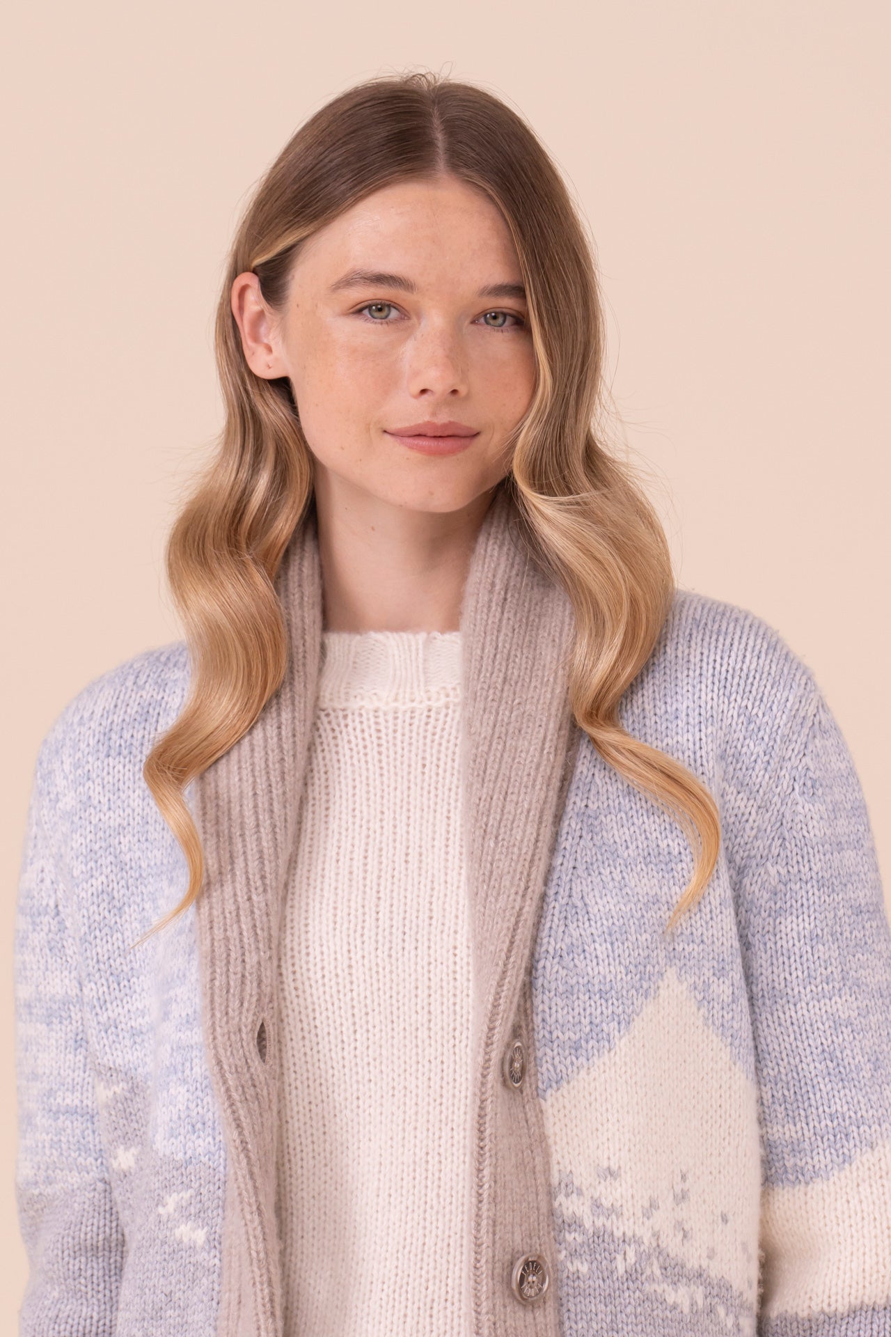 Malga Cashmere Handmade Cardigan - ICE