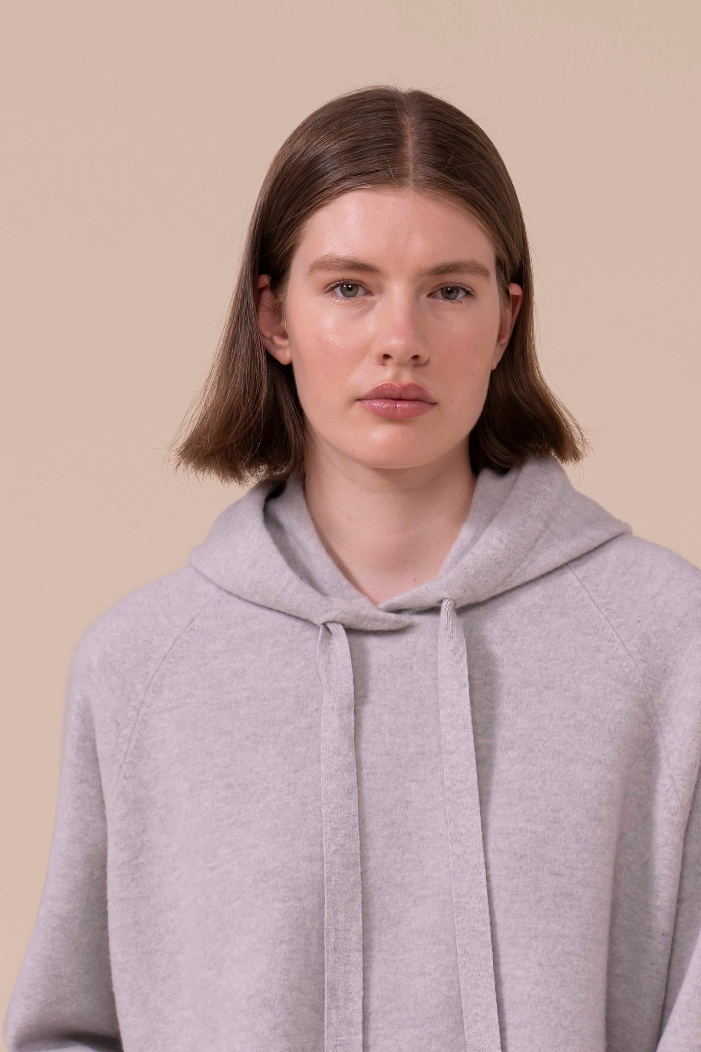 Basalto Geelong Merino Wool Hoodie - LIGHTGRAY