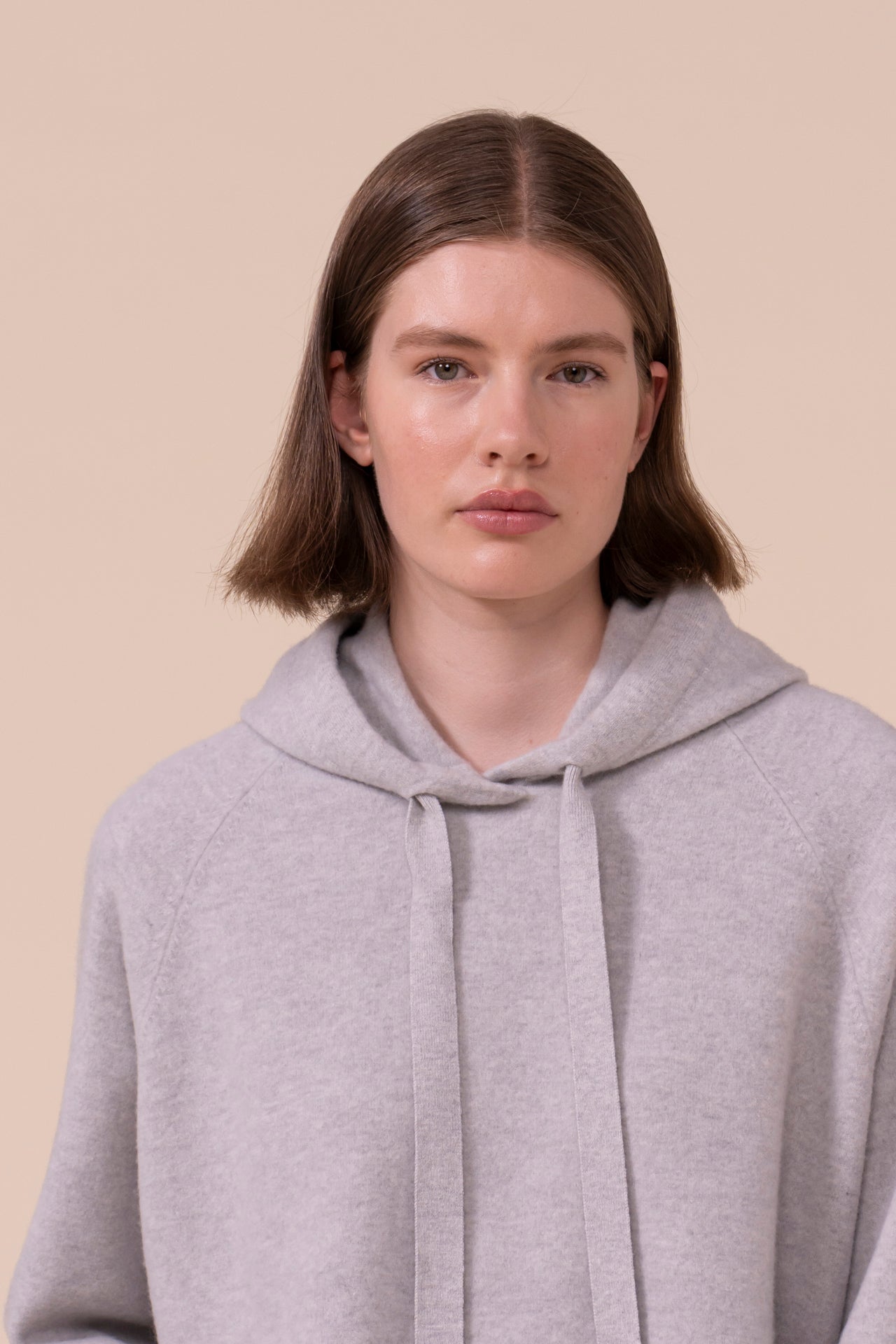 Basalto Geelong Merino Wool Hoodie - LIGHTGRAY