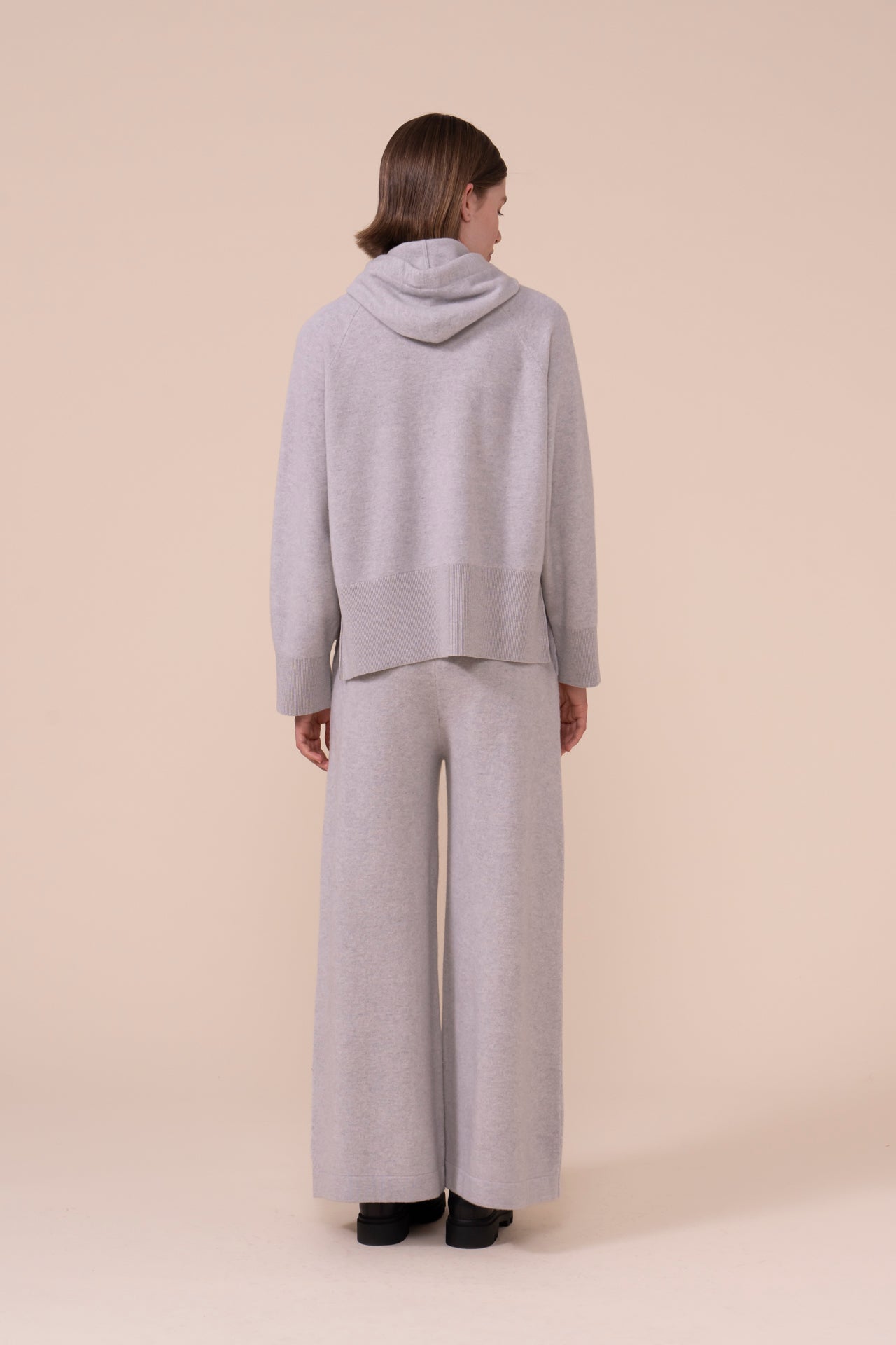 Basalto Geelong Merino Wool Hoodie - LIGHTGRAY