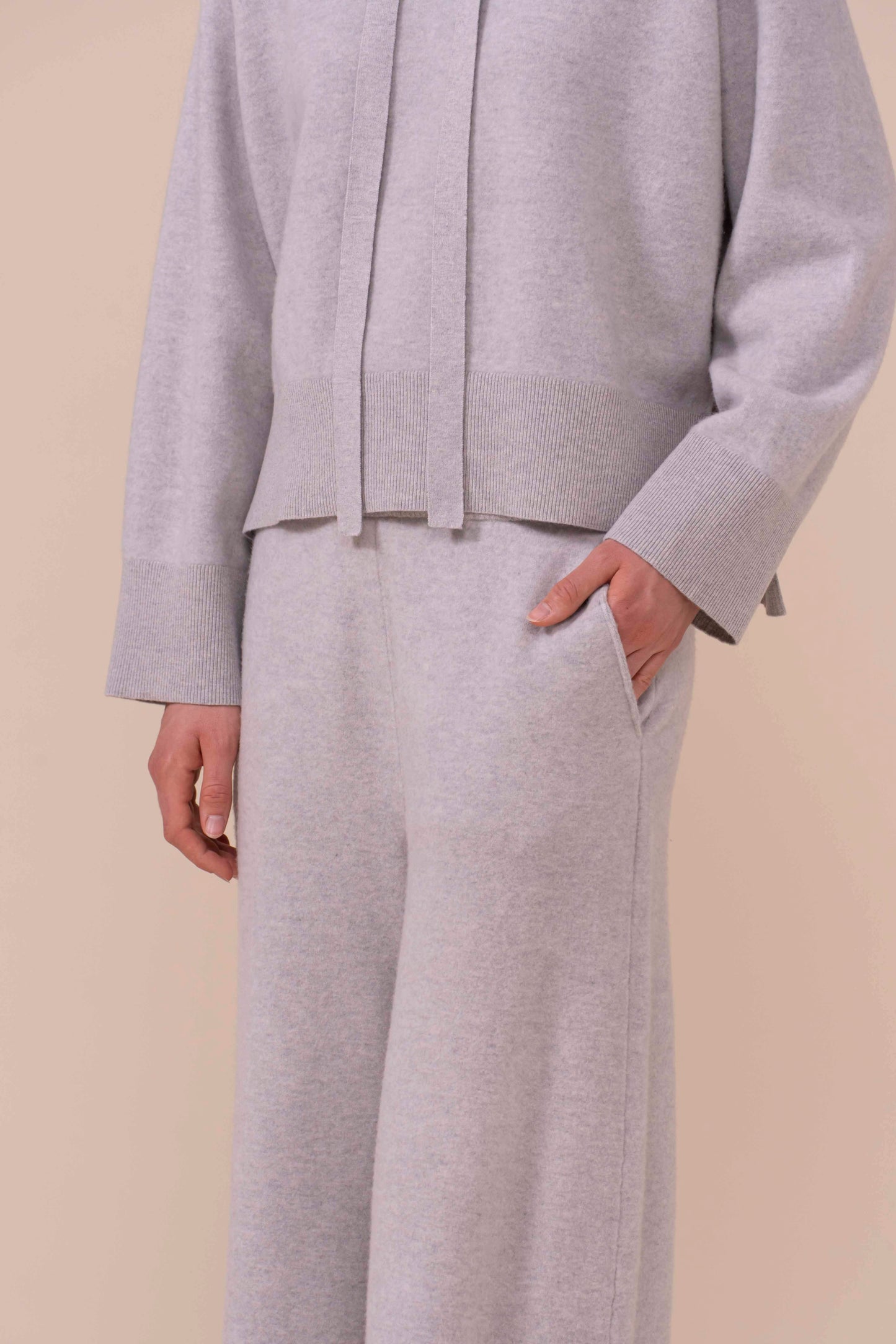 Ammonite Geelong Merino Wool Pants - LIGHTGRAY