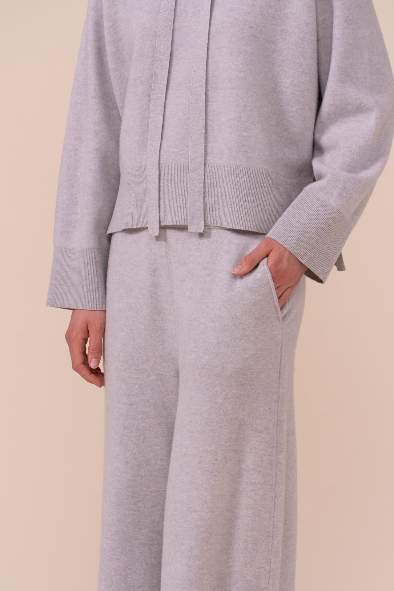 Ammonite Geelong Merino Wool Pants - LIGHTGRAY