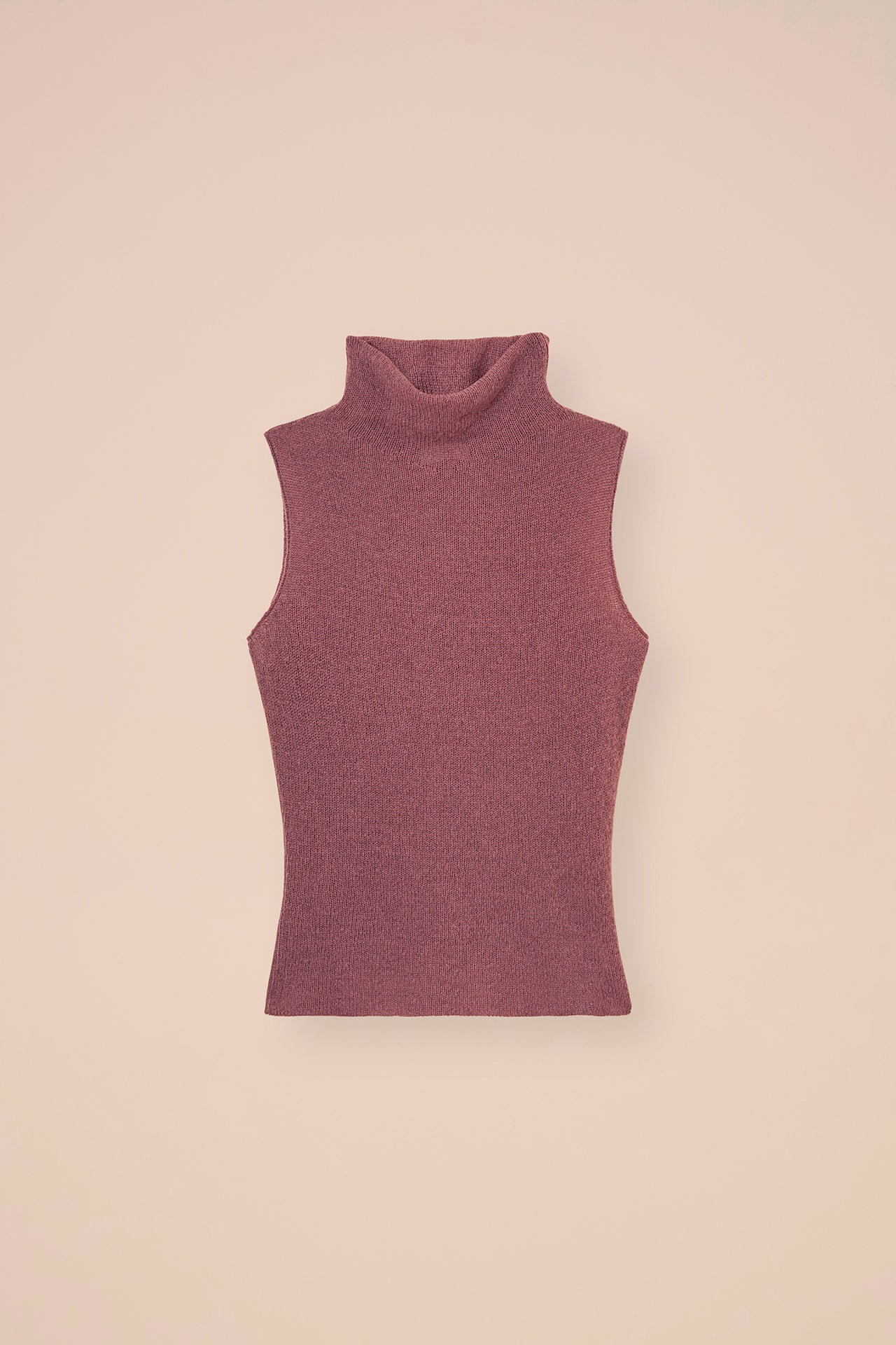 Meteora Cashmere Second Skin Sleveless Top - RASPBERRYMELANGE