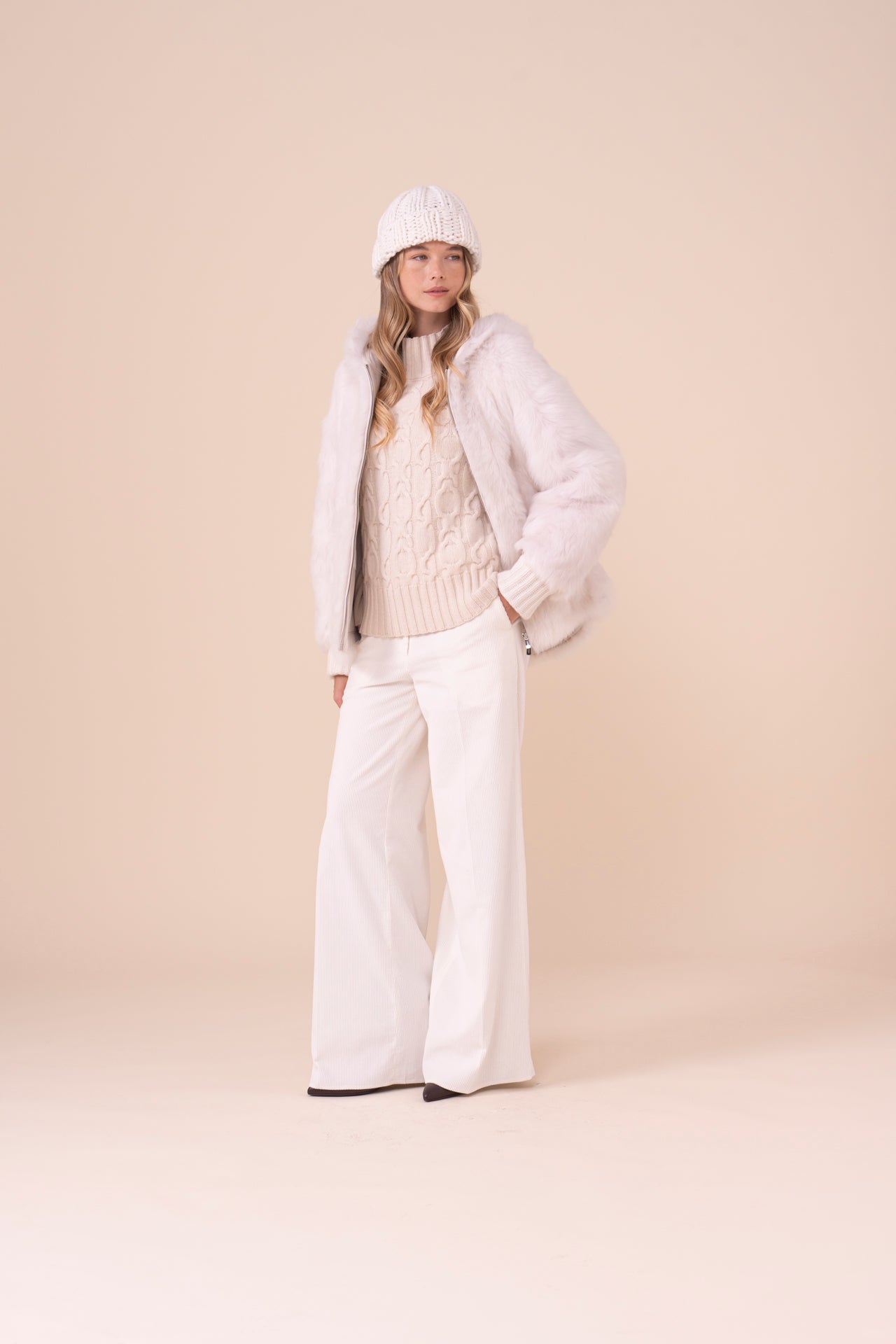 Calcedonio Biggie cappello in lana e cashmere fatto a mano - ICE