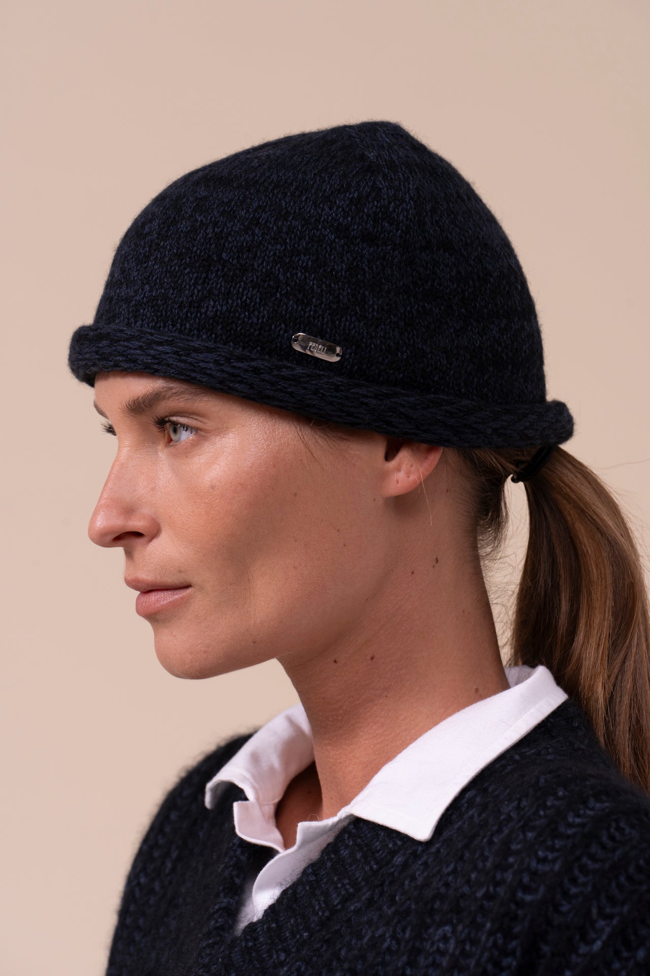 Epidoto Cashmere Glitch Beanie - STORM