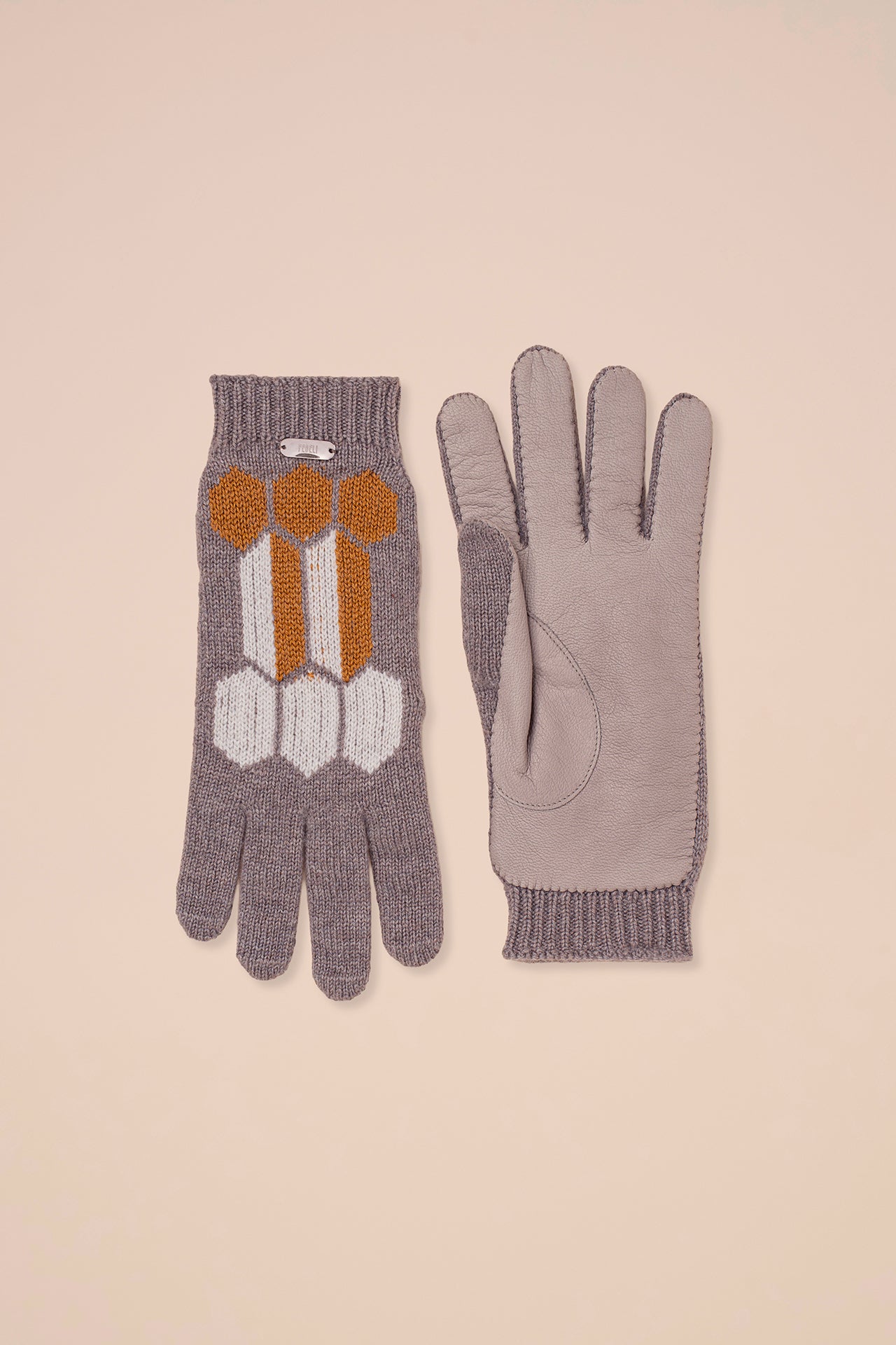 Andalusite guanti in cashmere jacquard - MUD