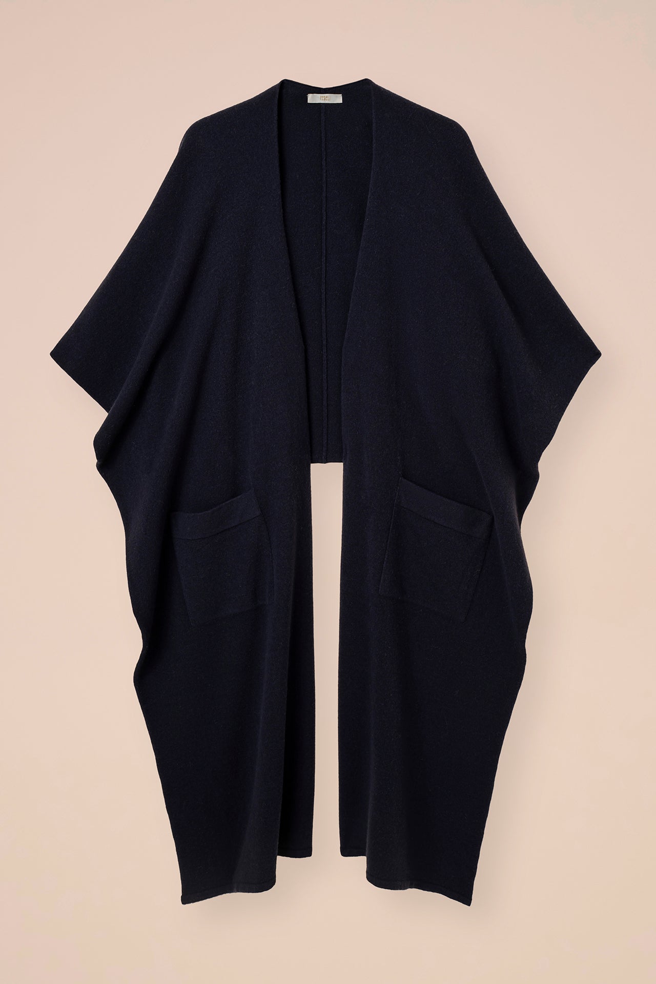 Molassa maxi mantella in lana Merino Geelong - LIGHTGRAY