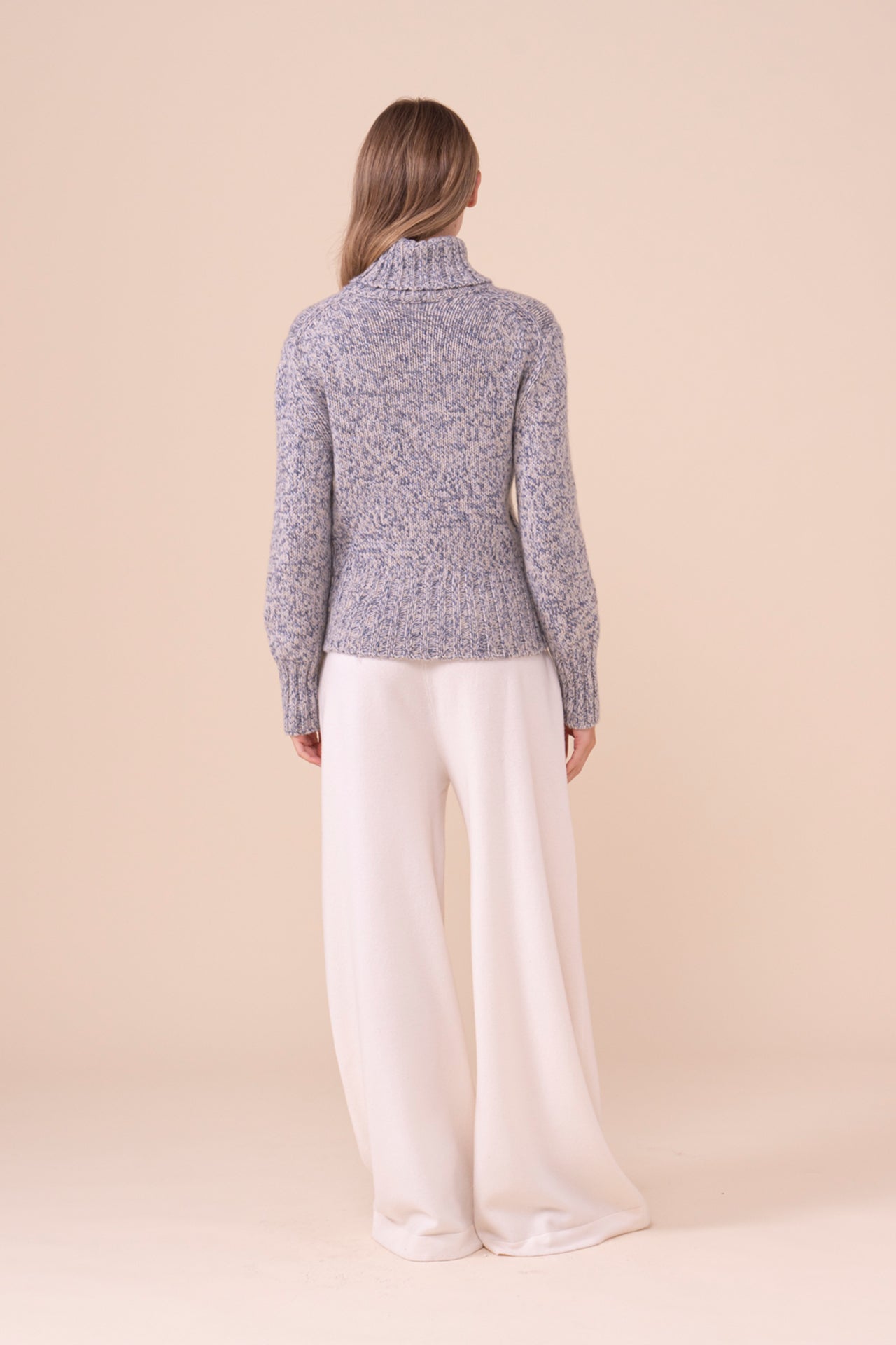 Berna Cashmere Seven Colors Turtleneck - ICE