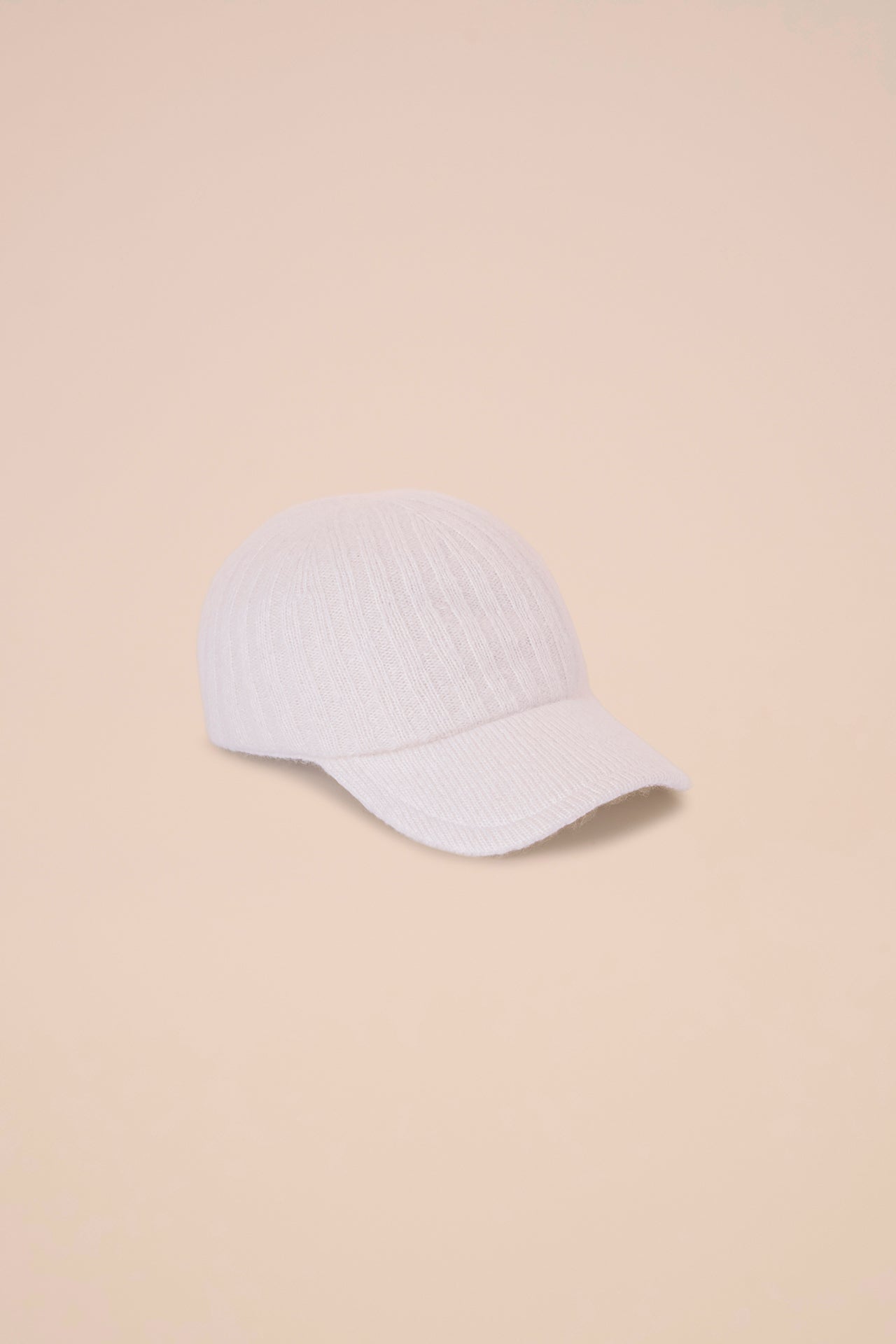 Meribel cappellino da baseball in cashmere e seta - DARKCHOCOLATE