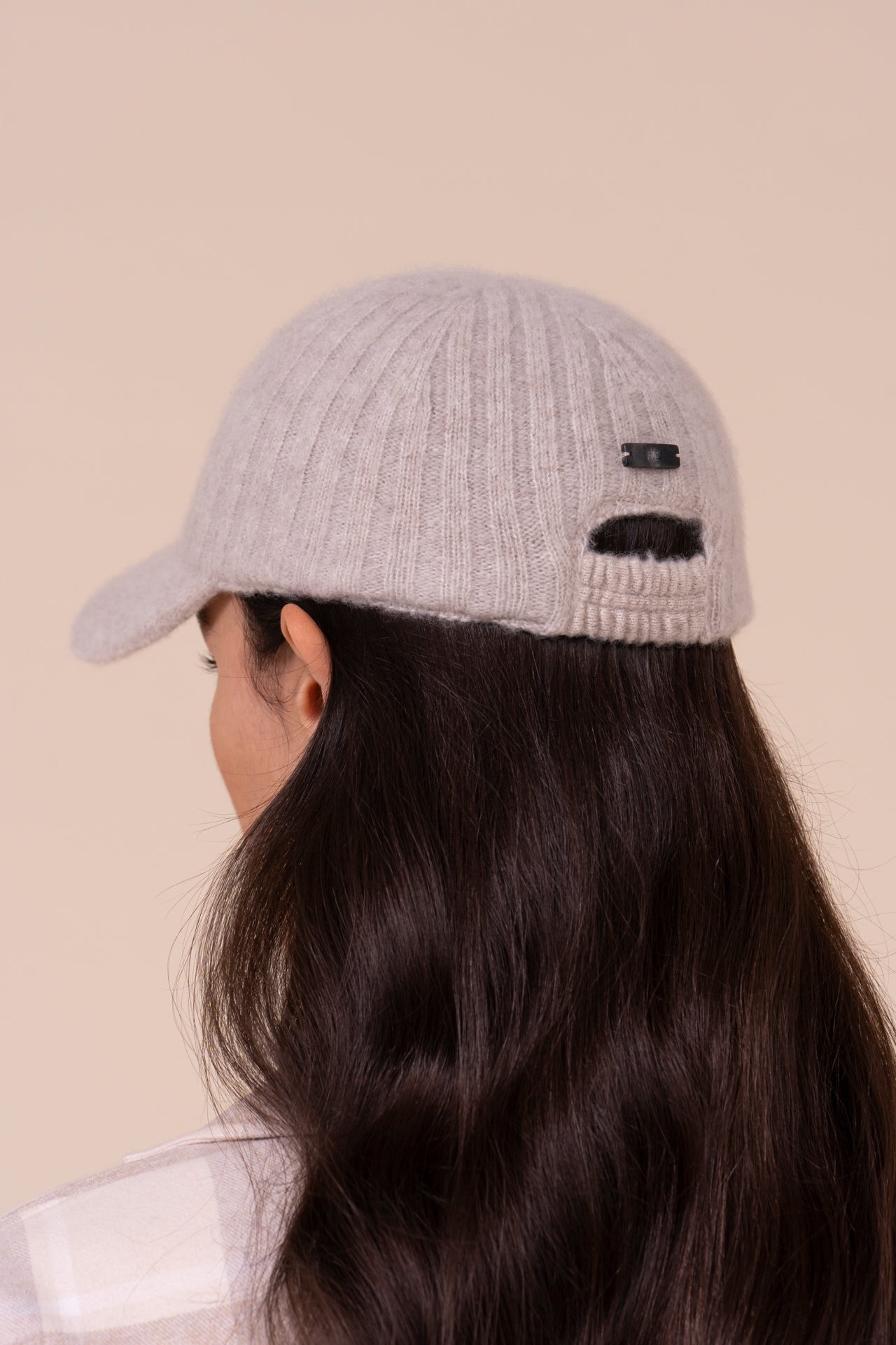 Meribel cappellino da baseball in cashmere e seta - DARKCHOCOLATE