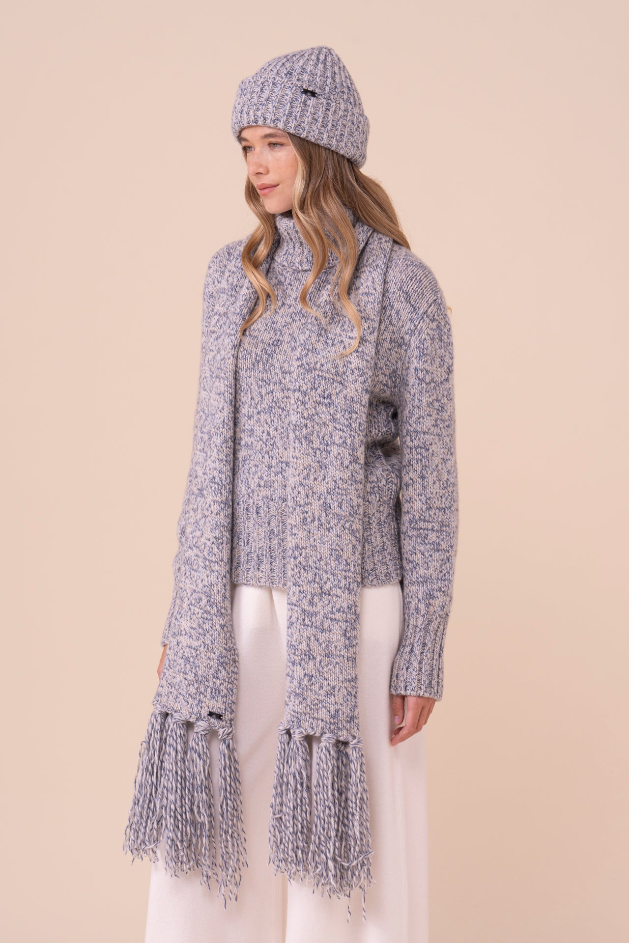 Braies Cashmere Seven Colors Beanie - ICE