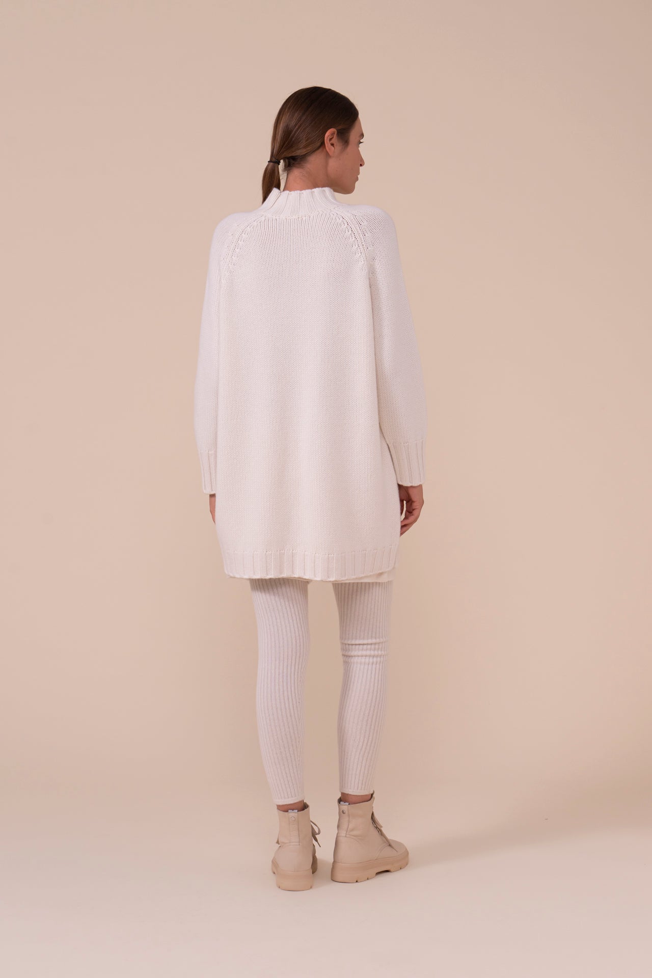 Bordogna Cashmere Intarsia High Neck - DUNES