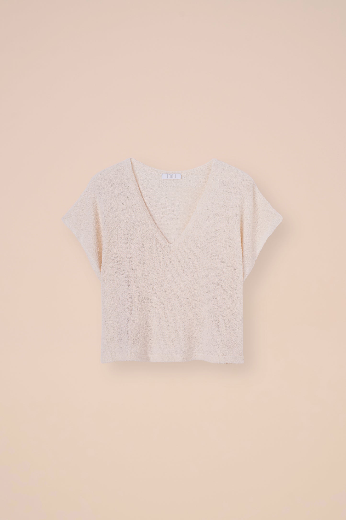 Warhol Frill Silk Blend Bouclé Vest - LINEN