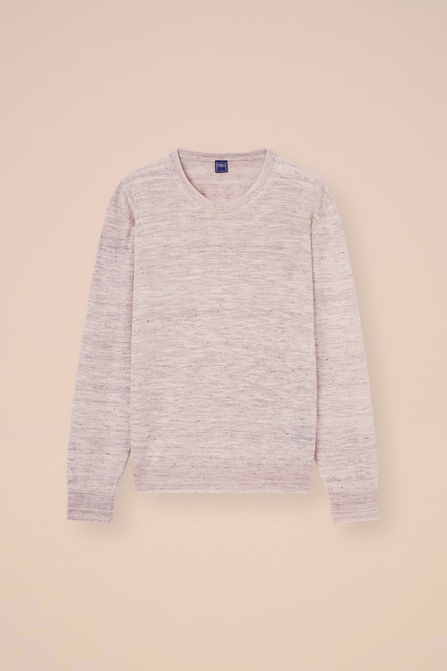 Argentina Bretone Linen and Silk Crewneck - ICE
