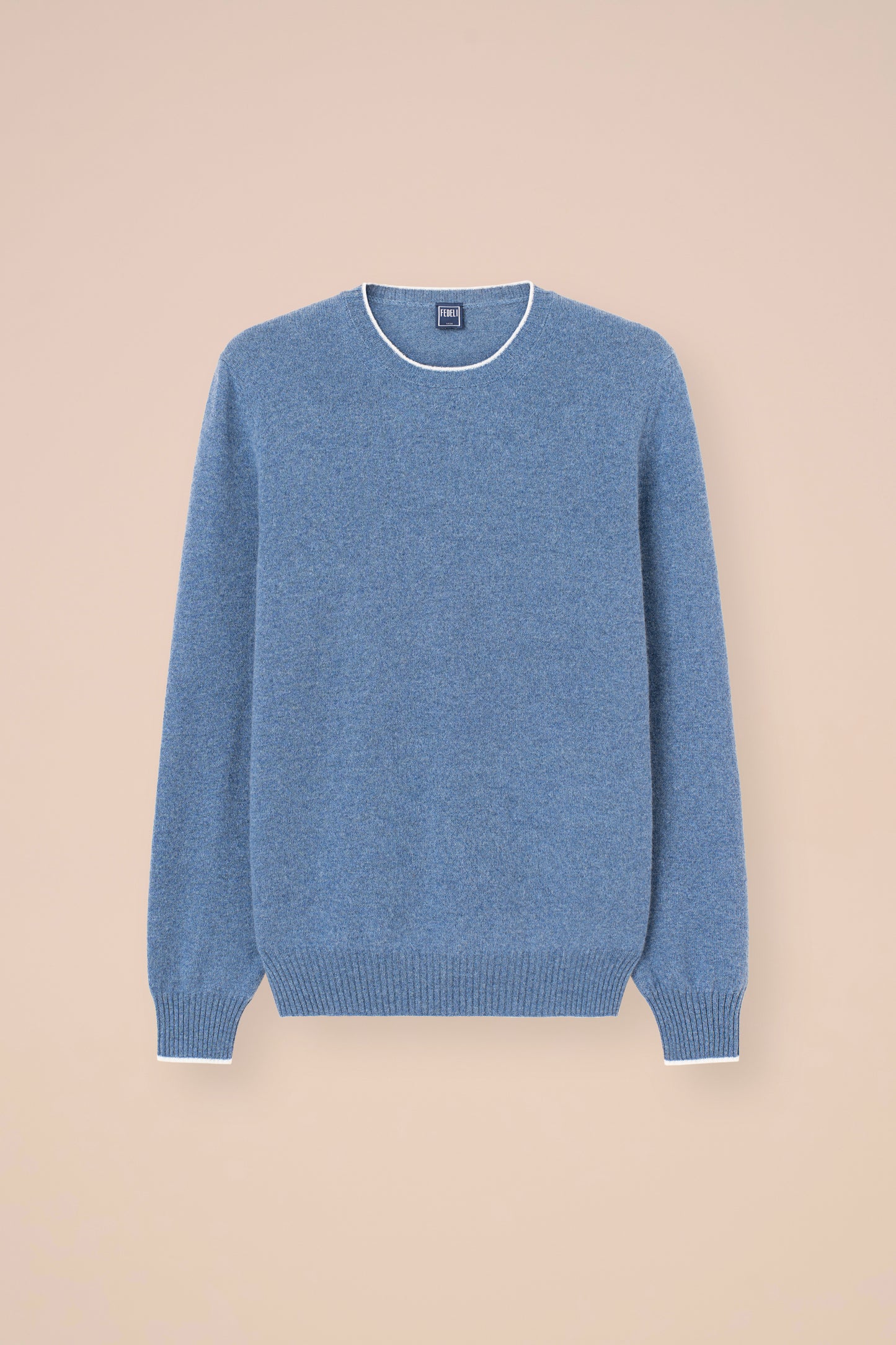 Argentina Persia Cashmere Spring Crewneck - Bicolor - RASPBERRYMELANGE