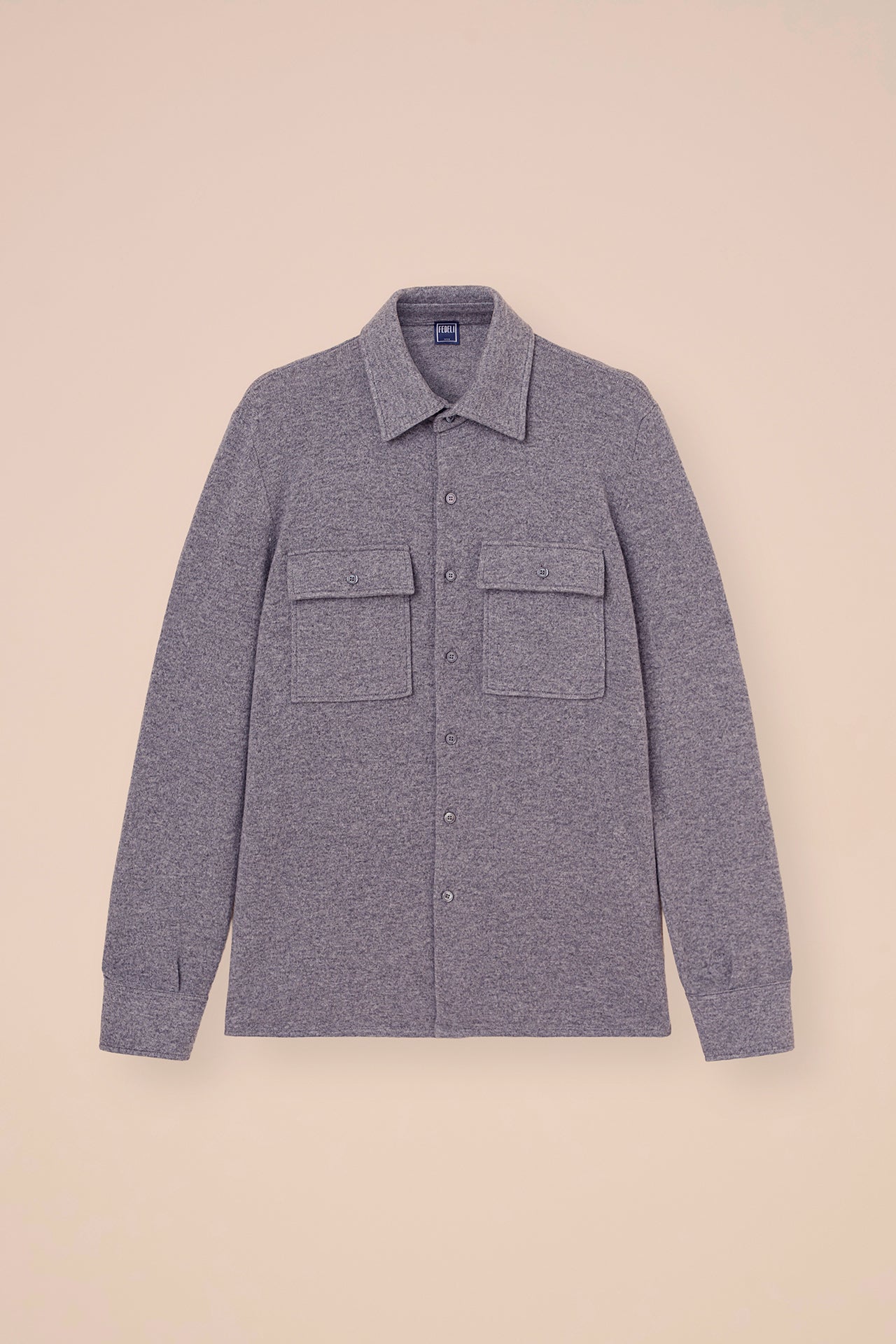 Corviglia overshirt in maglia di cashmere - STORM